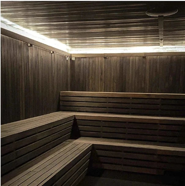 Scandia Sauna Scandia Electric Ultra Hand Finished Pre-Cut Sauna Room Kits - 48" x 84" x 84"