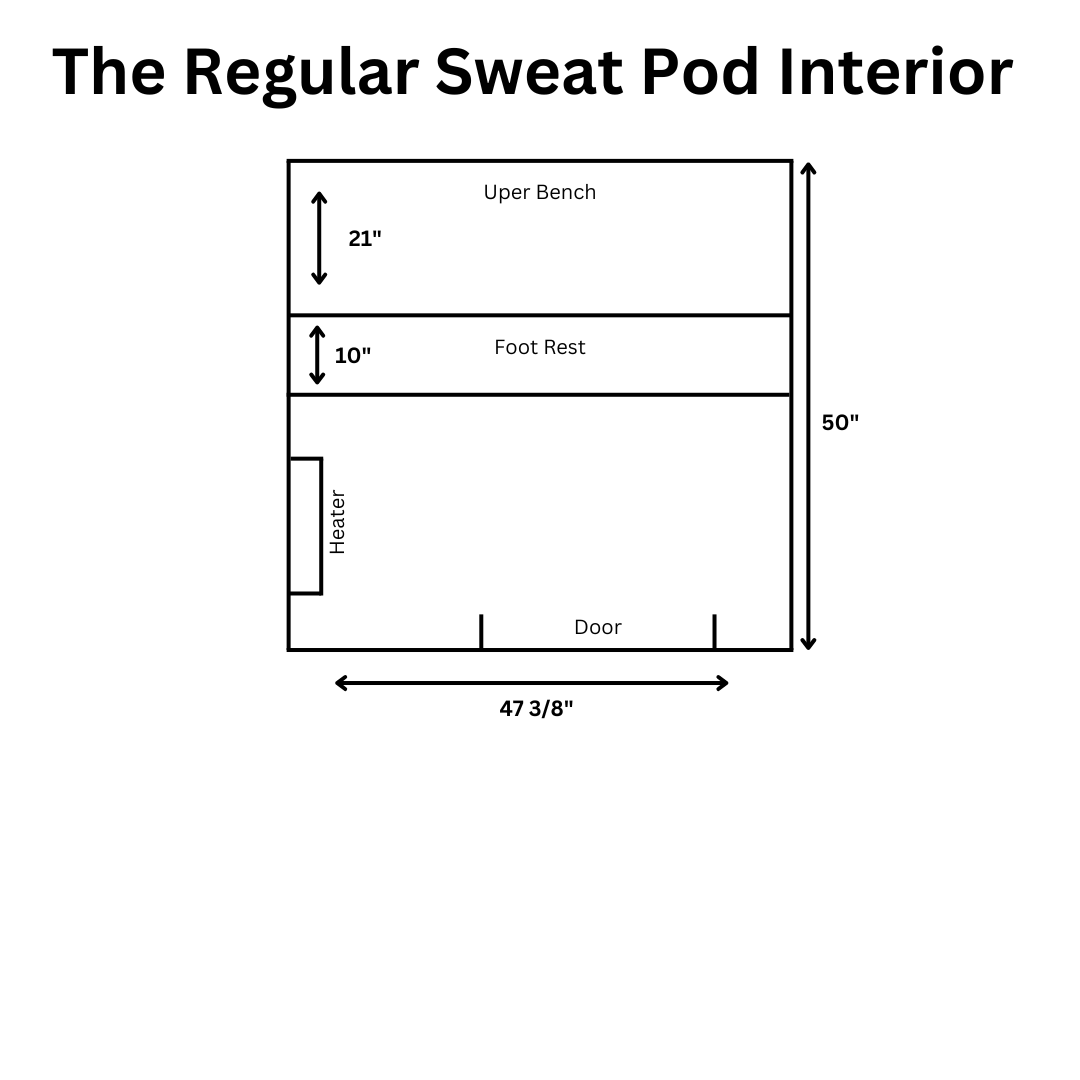 Sweat Kingdom Sauna The Sweat Pod (2-4 Person) - Blackout Edition