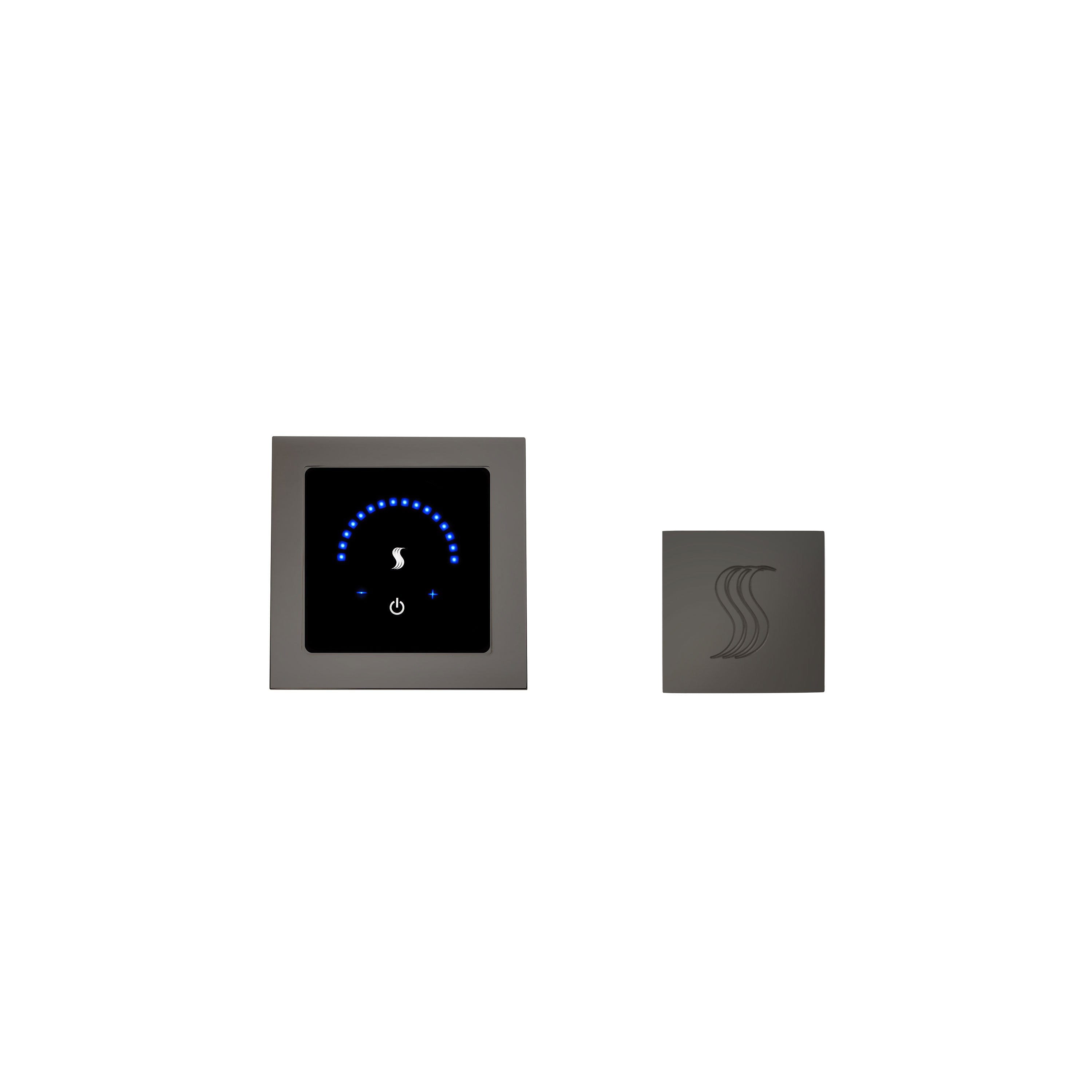 ThermaSol Black Nickel ThermaSol MicroTouch MTMR-SVSQ Steam Control Kit Square