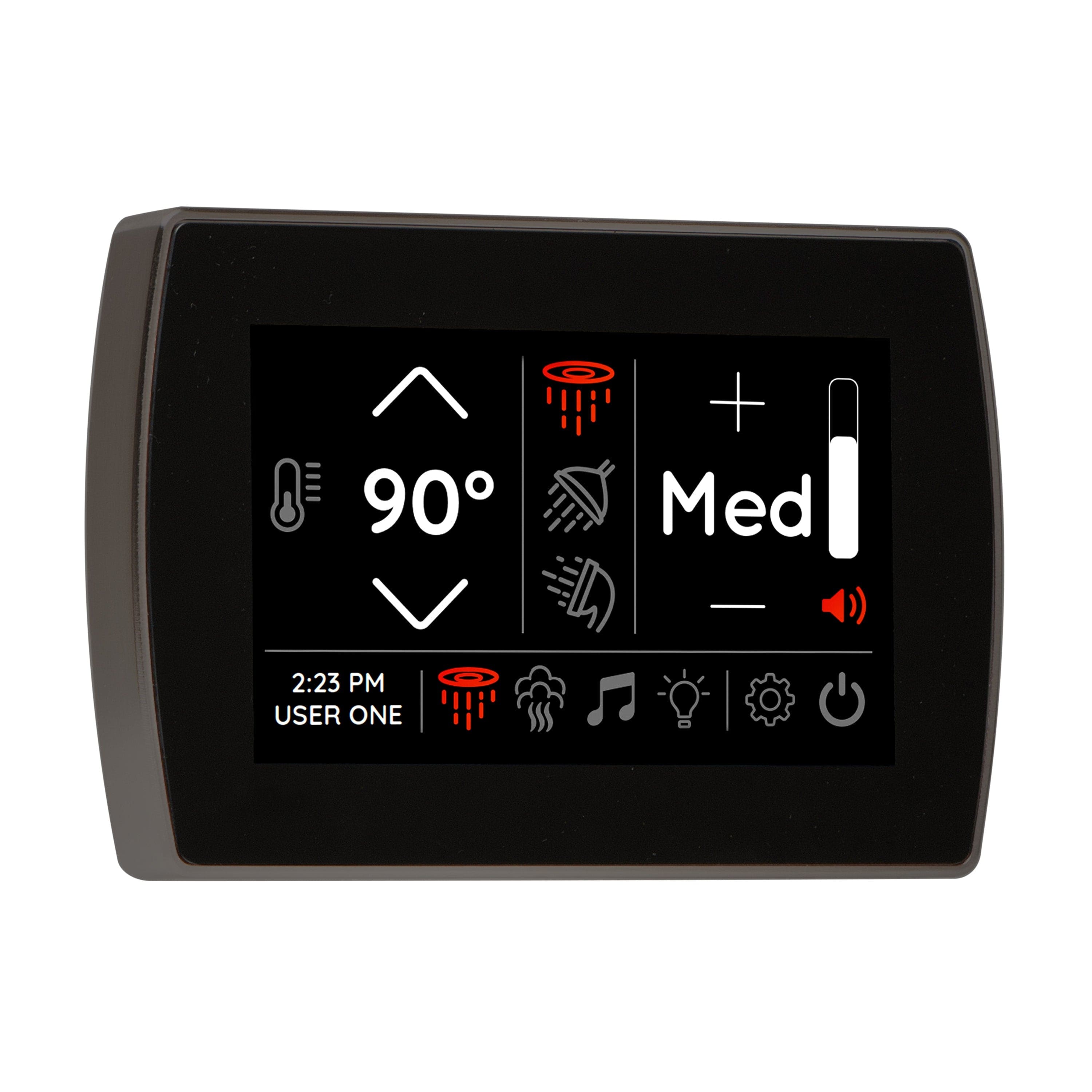 ThermaSol Black Nickel ThermaSol STCM Signatouch Flush Mount Controller