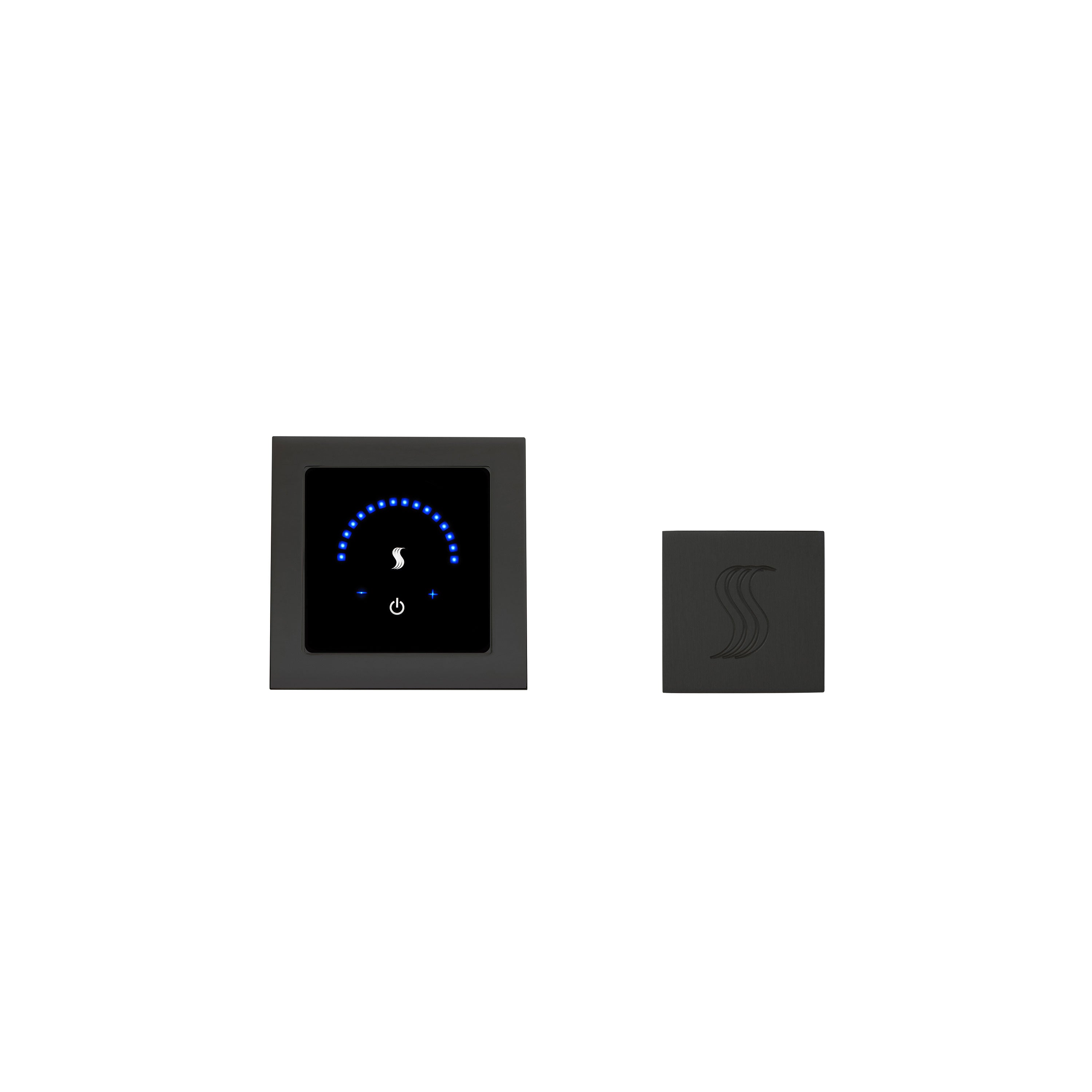 ThermaSol Matte Black ThermaSol MicroTouch MTMR-SVSQ Steam Control Kit Square