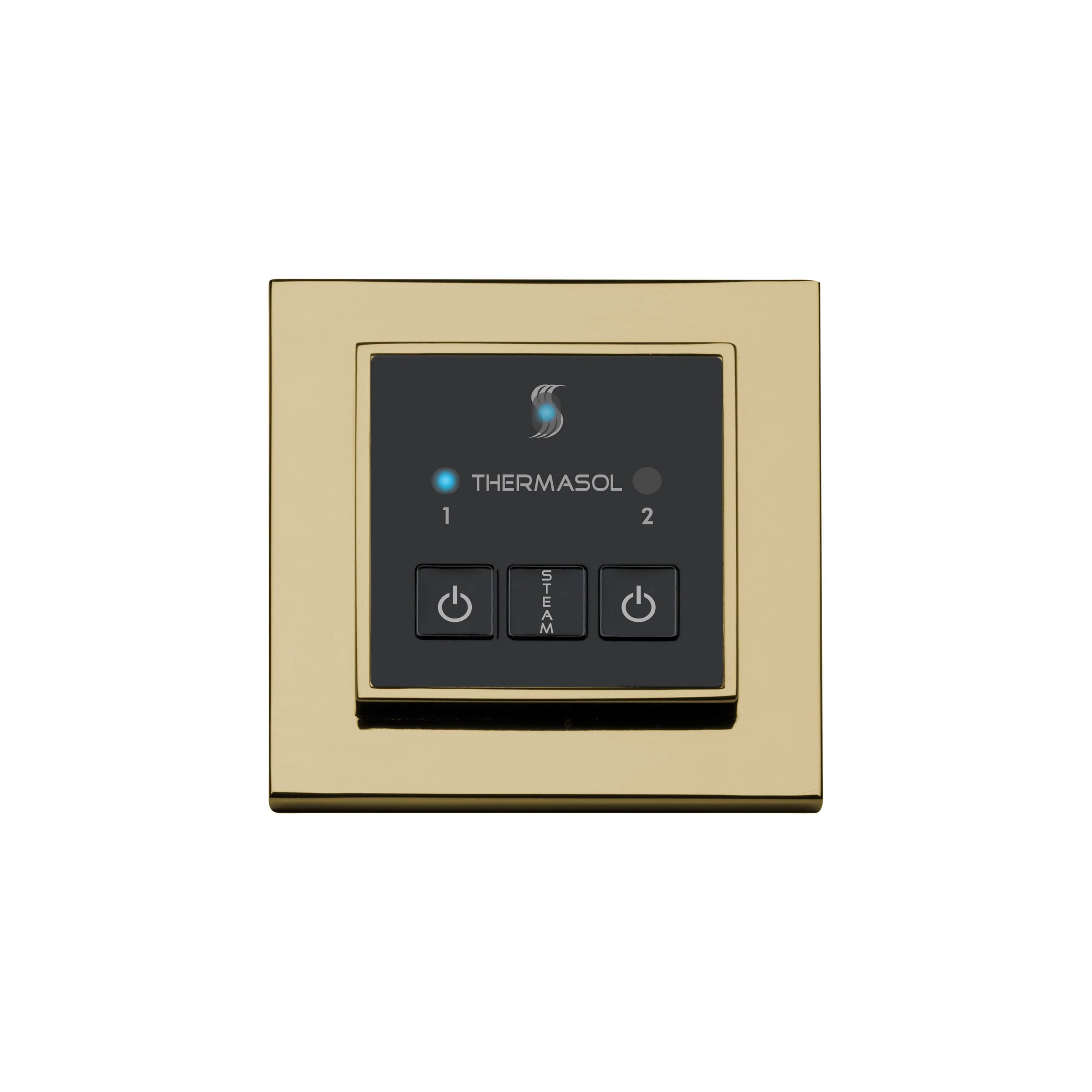 ThermaSol Polished Brass ThermaSol Easy Start Control Square