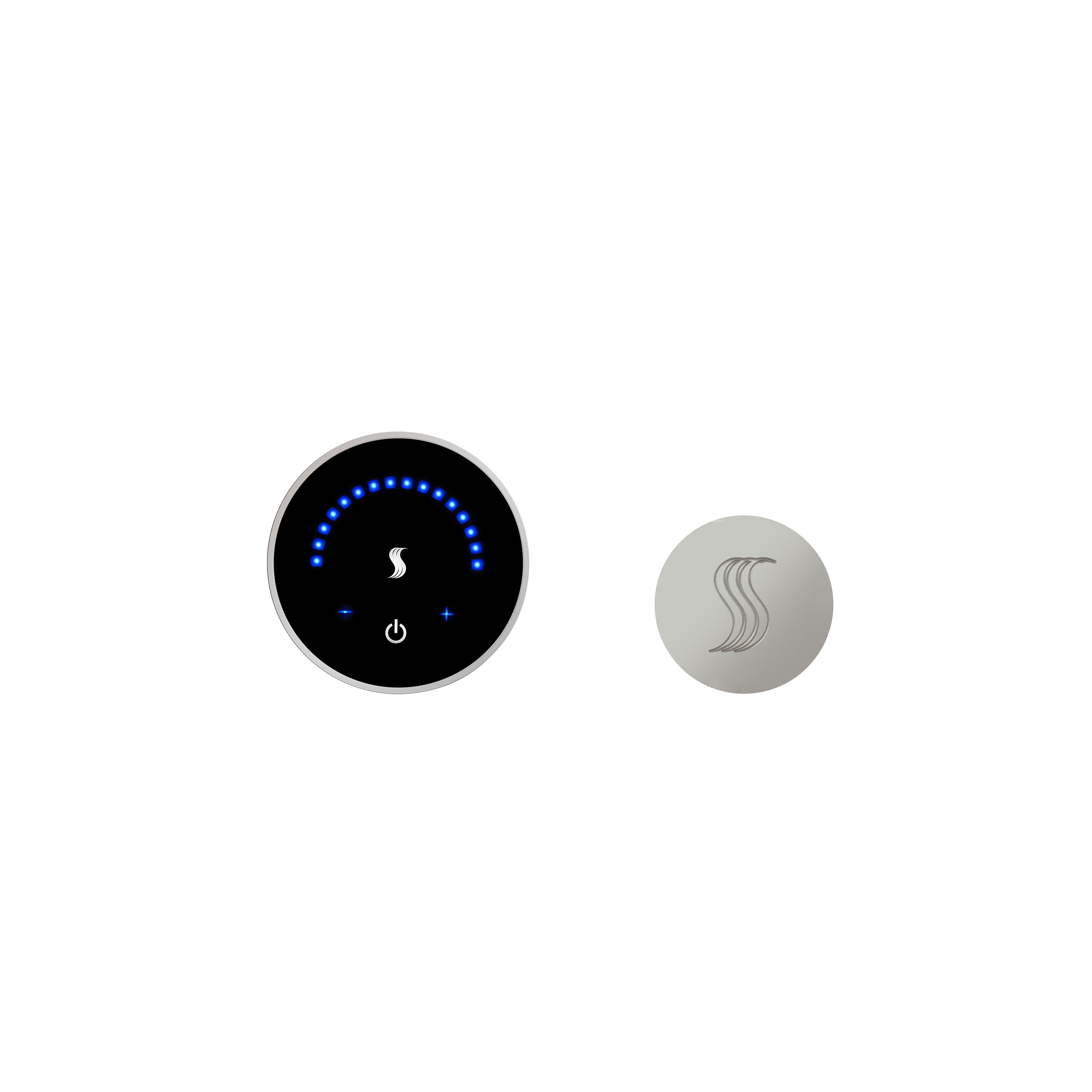ThermaSol Polished Chrome ThermaSol MicroTouch MTC-SVRD Steam Control and Head Kit Round