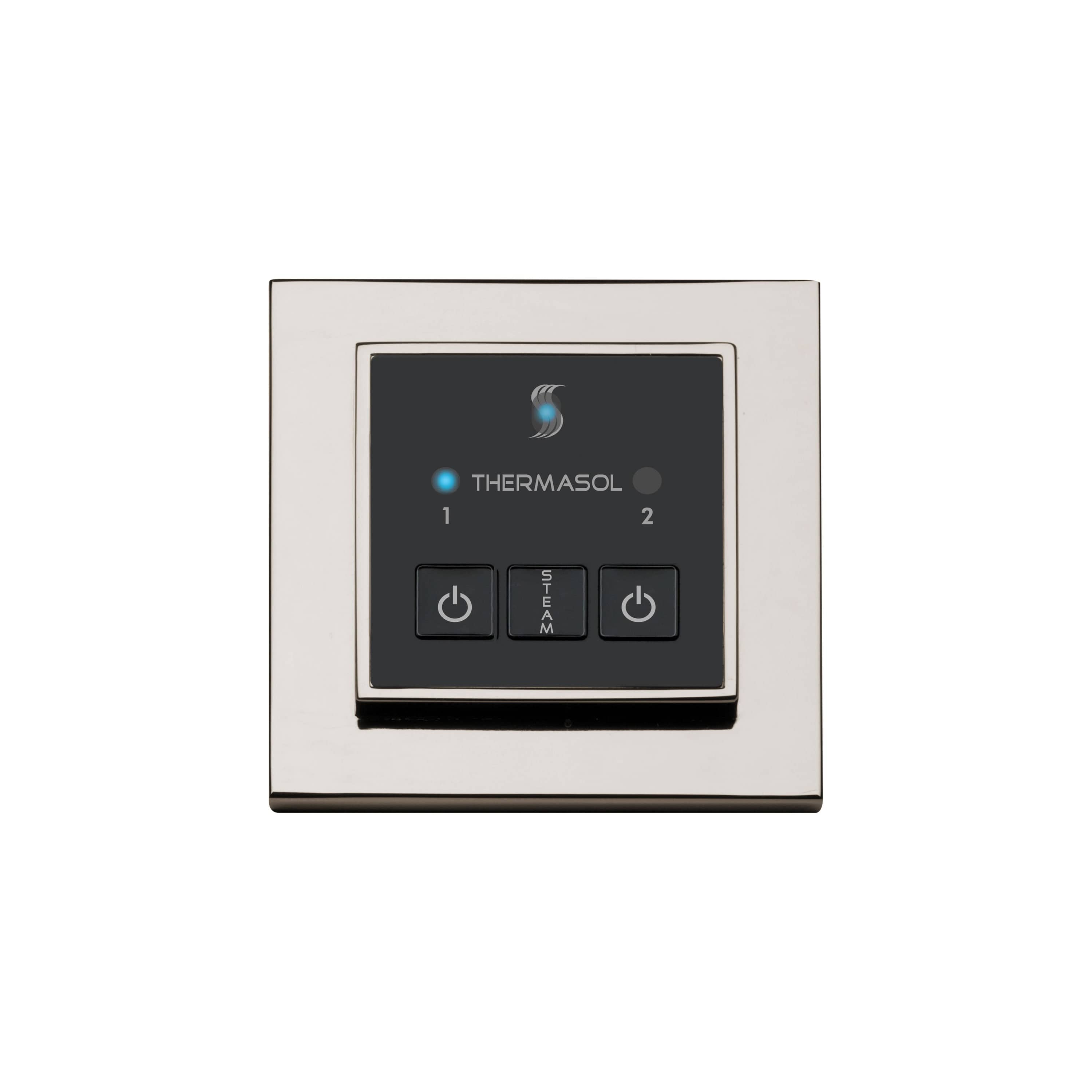 ThermaSol Polished Nickel ThermaSol Easy Start Control Square