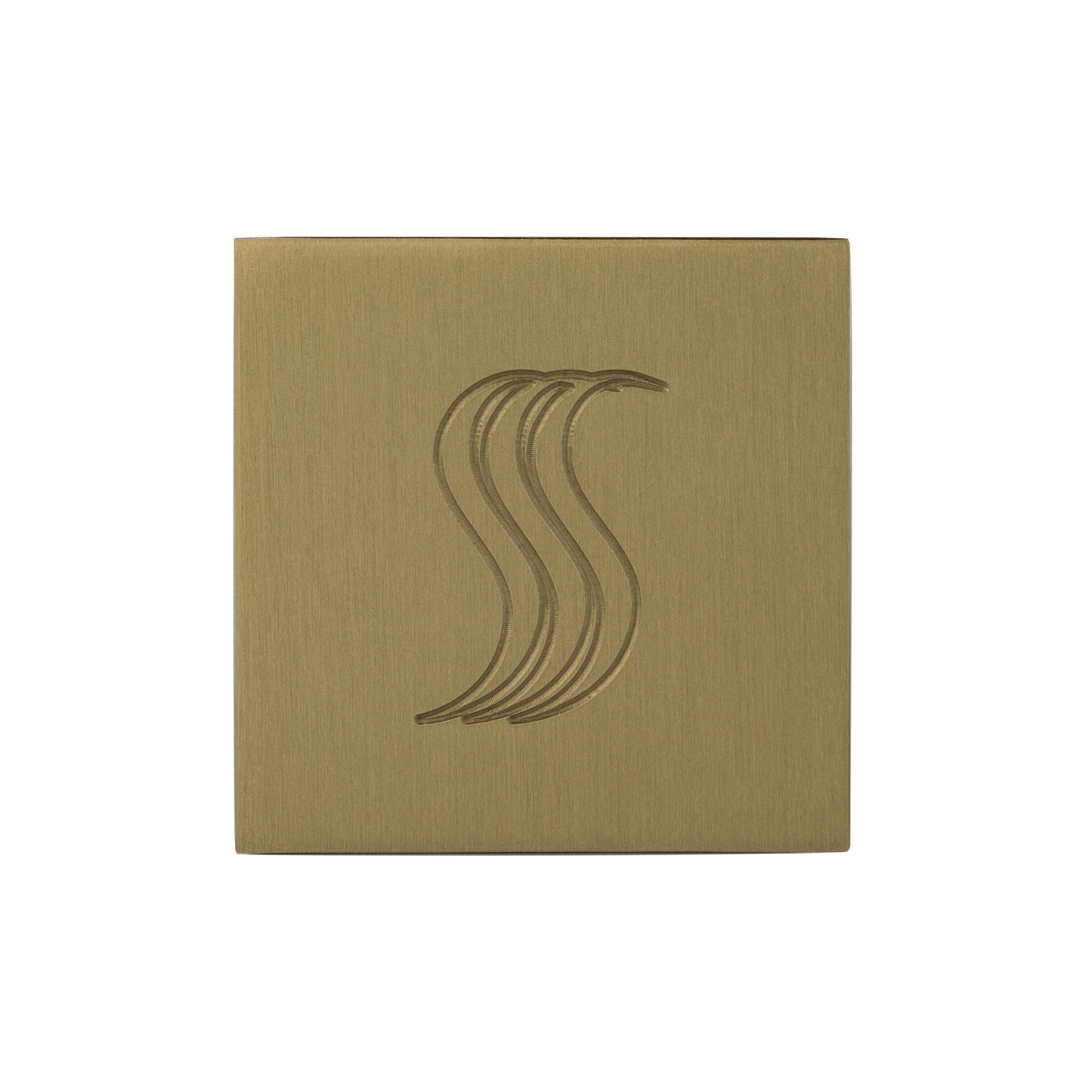 ThermaSol Satin Brass / Square ThermaSol SteamVection Steam Head