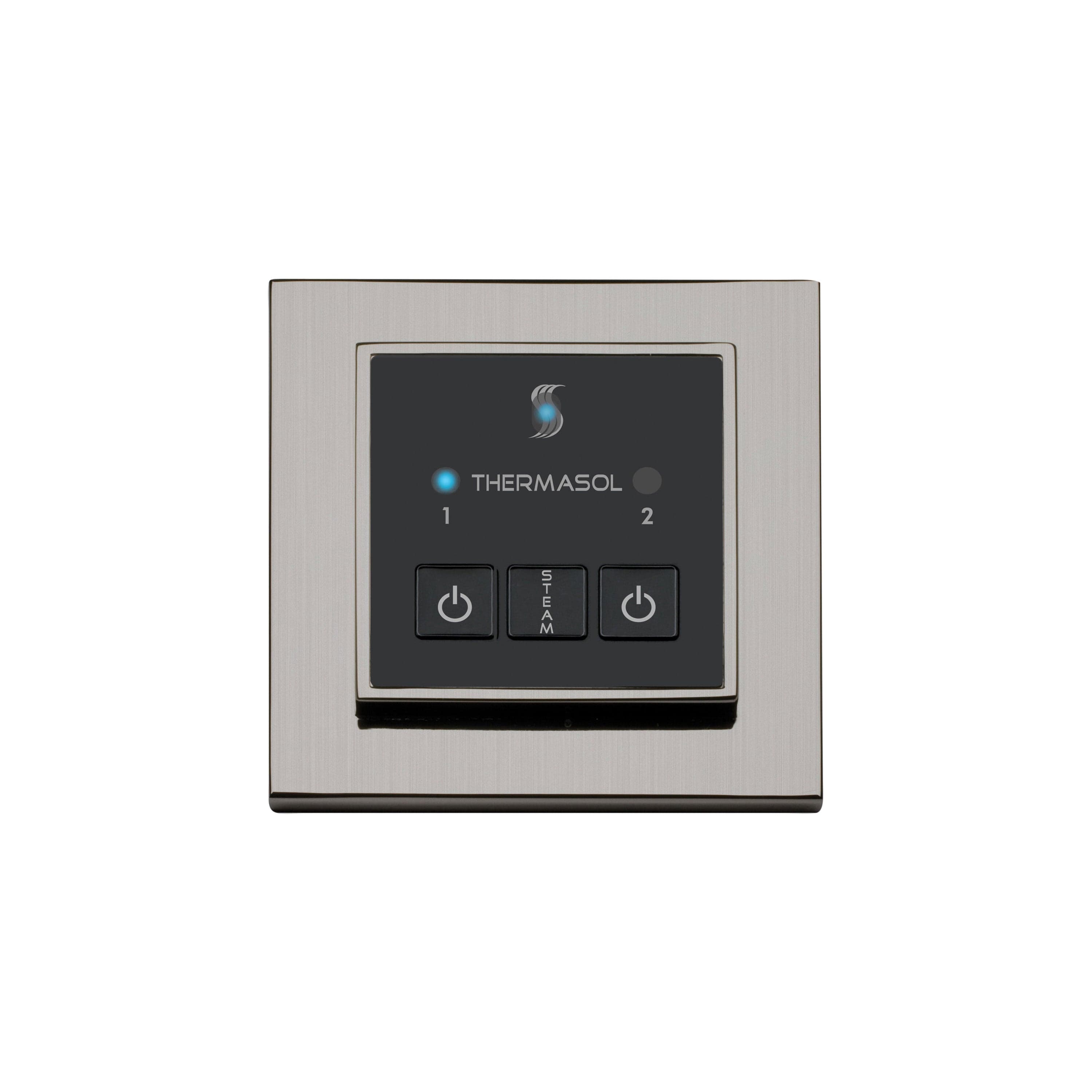 ThermaSol Satin Chrome ThermaSol Easy Start Control Square