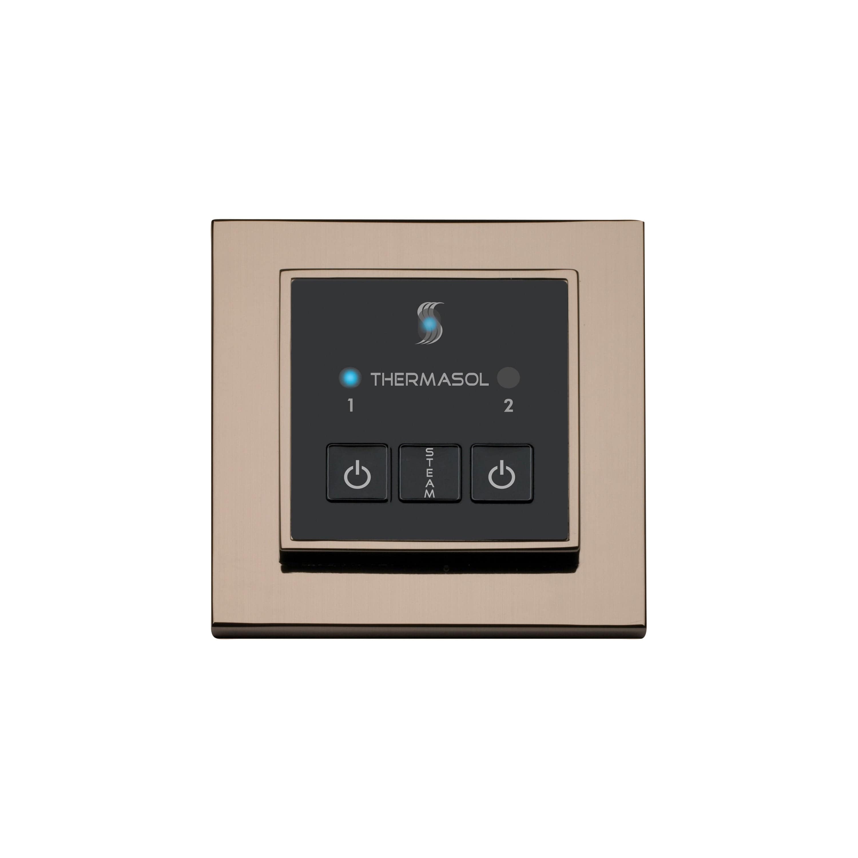 ThermaSol Satin Nickel ThermaSol Easy Start Control Square