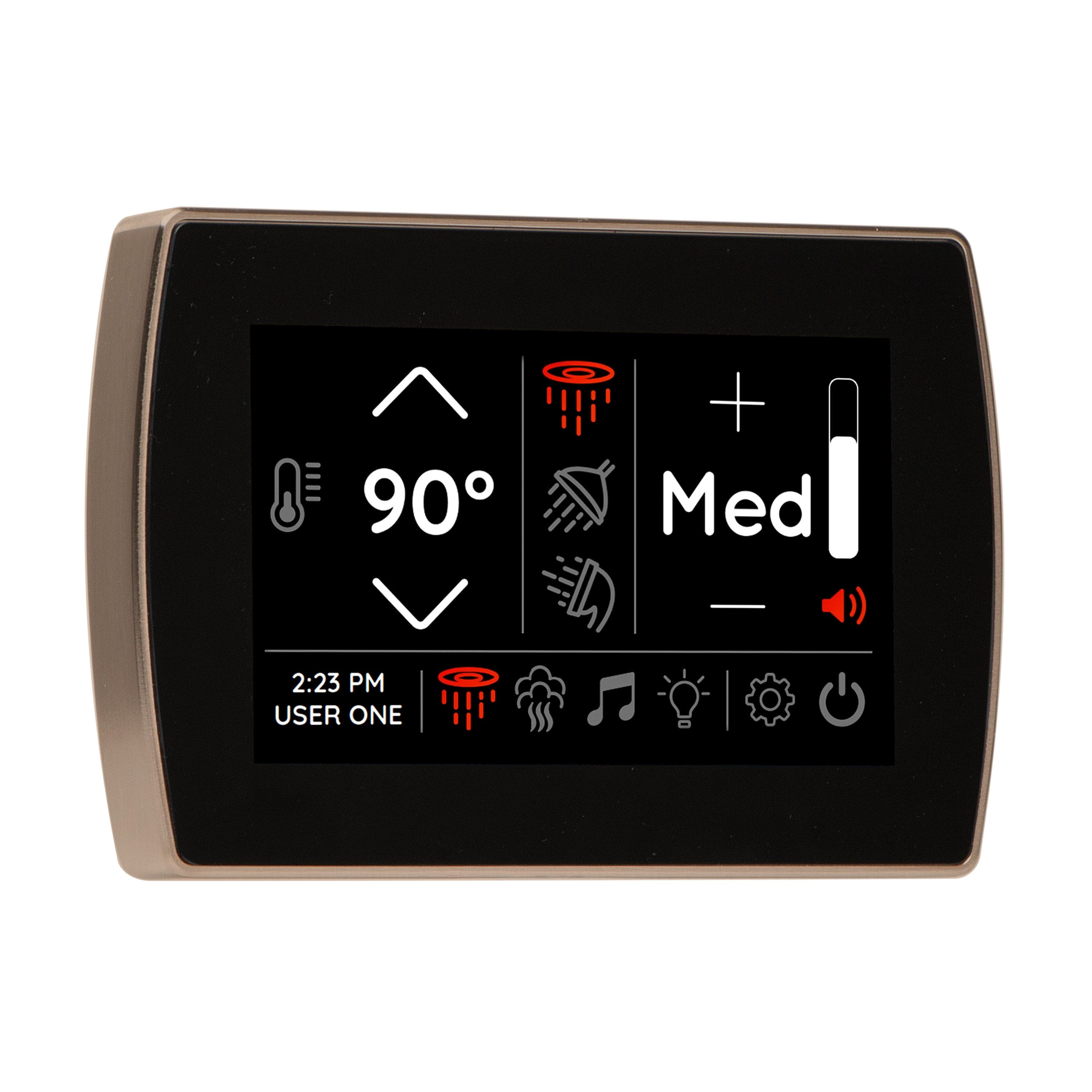 ThermaSol Satin Nickel ThermaSol STCM Signatouch Flush Mount Controller