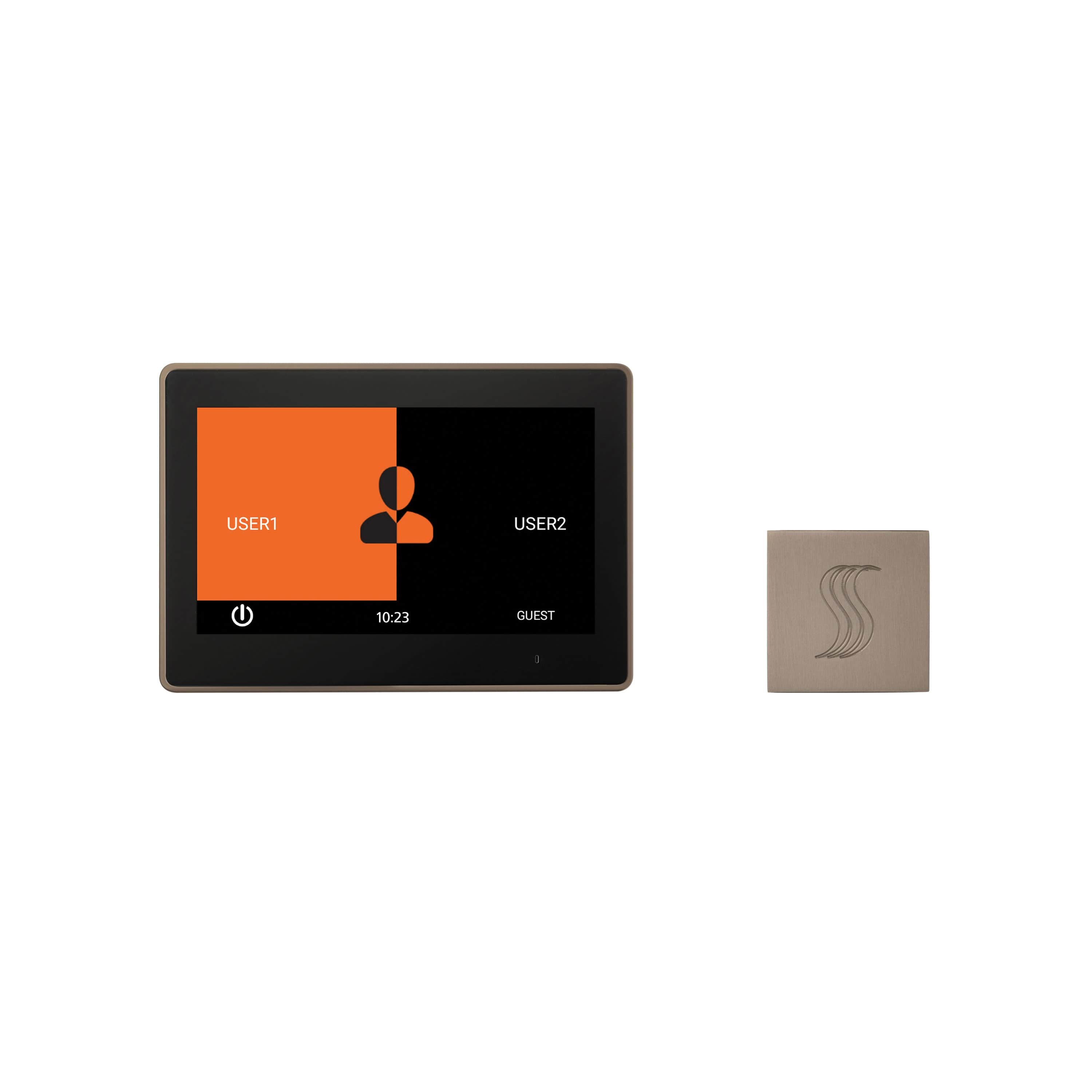 ThermaSol Satin Nickel ThermaSol ThermaTouch TT10-SVSQ 10" Control Kit Square
