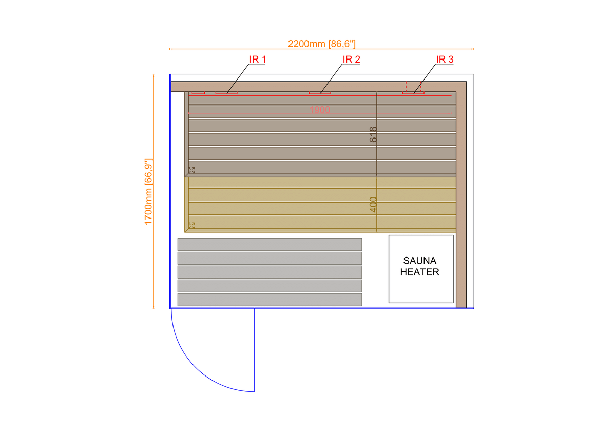 ThermaSol Sauna ThermaSol Lumaria Indoor Sauna Cabin