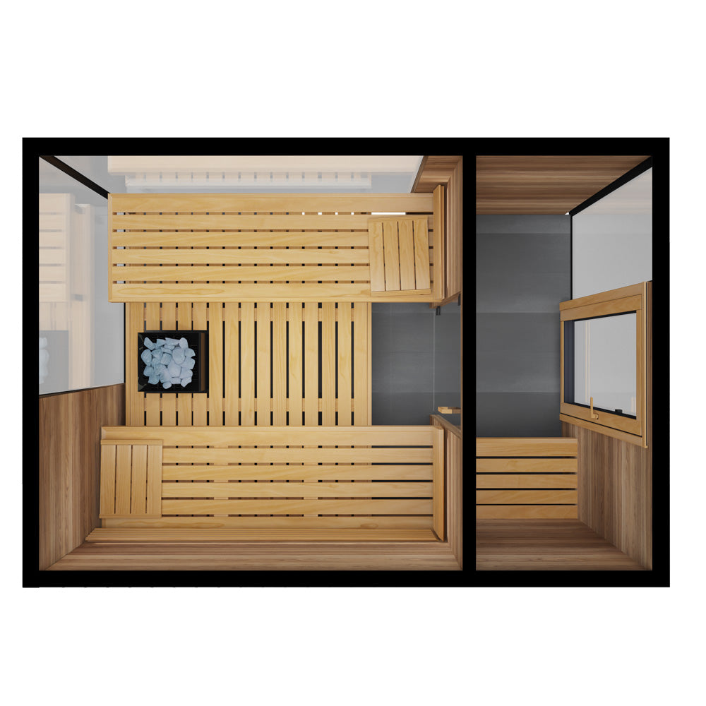 ThermaSol Sauna ThermaSol Ombra Outdoor Sauna Cabin