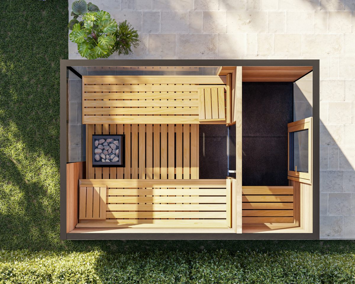 ThermaSol Sauna ThermaSol Ombra Outdoor Sauna Cabin