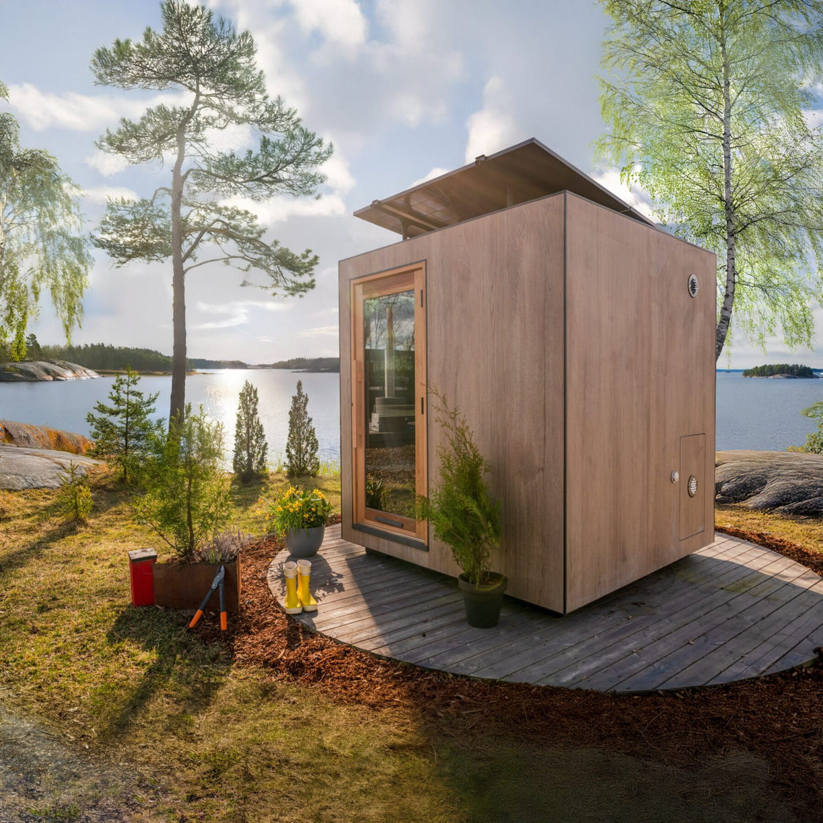 ThermaSol Sauna ThermaSol Solaris Outdoor Sauna Cabin