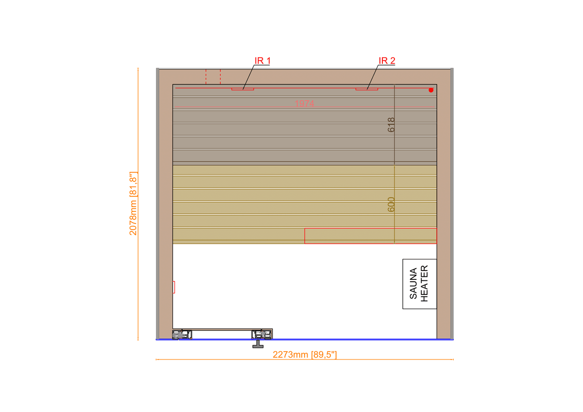 ThermaSol Sauna ThermaSol Spectra Outdoor Sauna Cabin