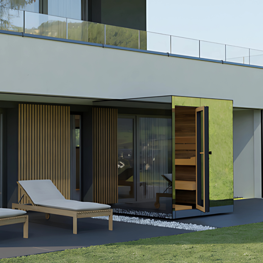 ThermaSol Sauna ThermaSol Vue Outdoor Sauna Cabin
