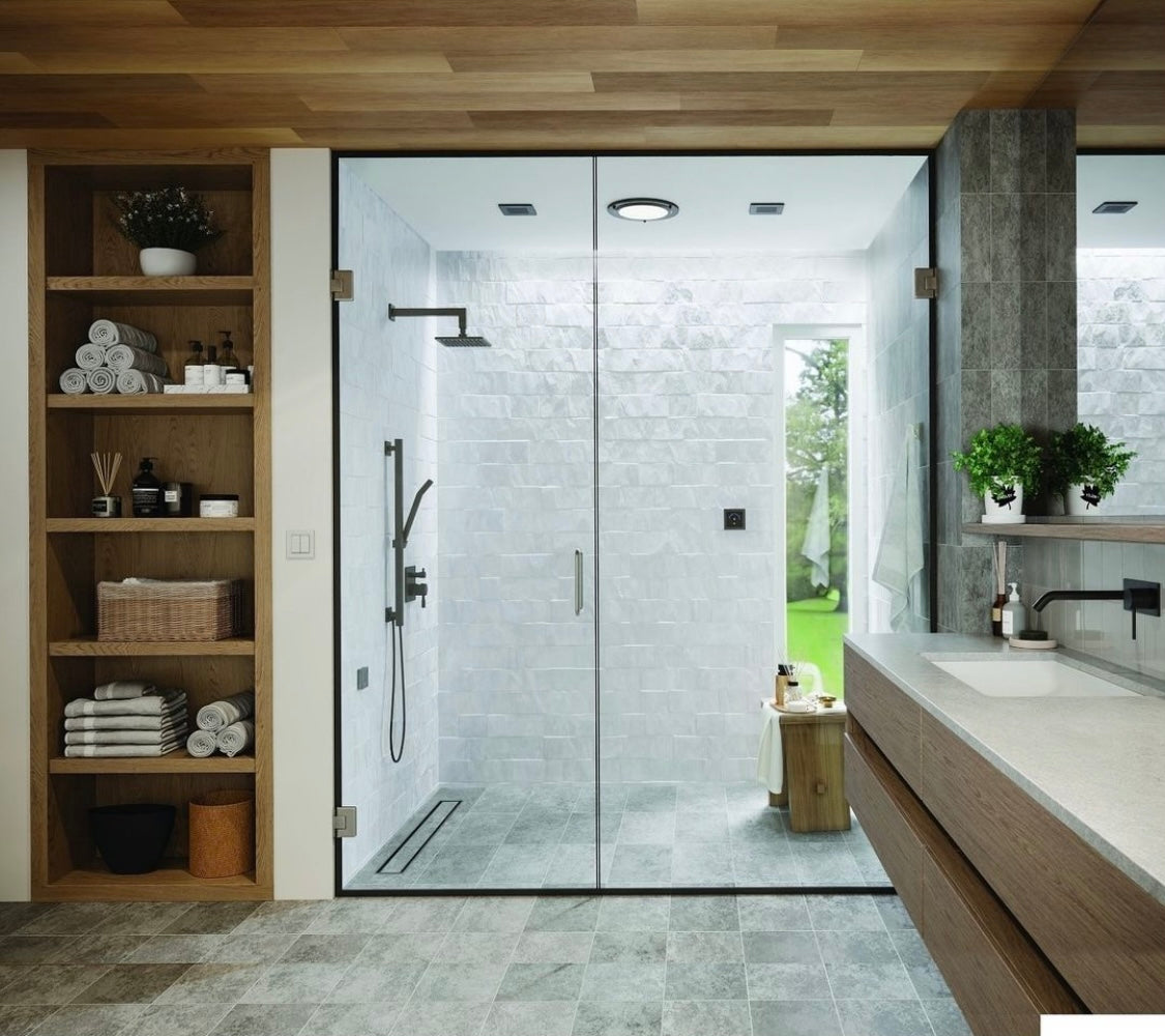 ThermaSol Shower ThermaSol Complete Shower Package Rain Canopy and Handshower