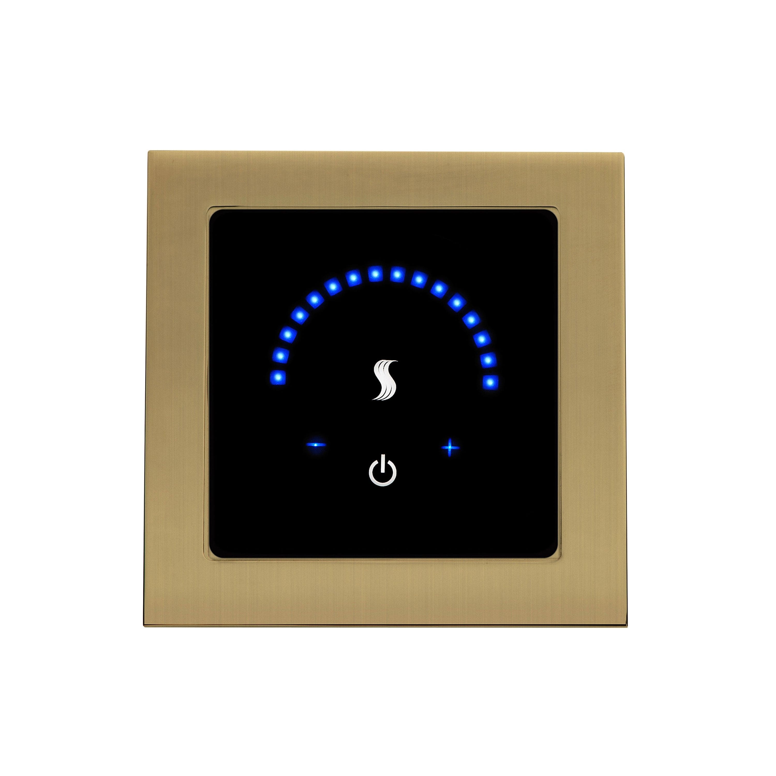 ThermaSol ThermaSol MTMR-SB MicroTouch Controller Square, Satin Brass Finish
