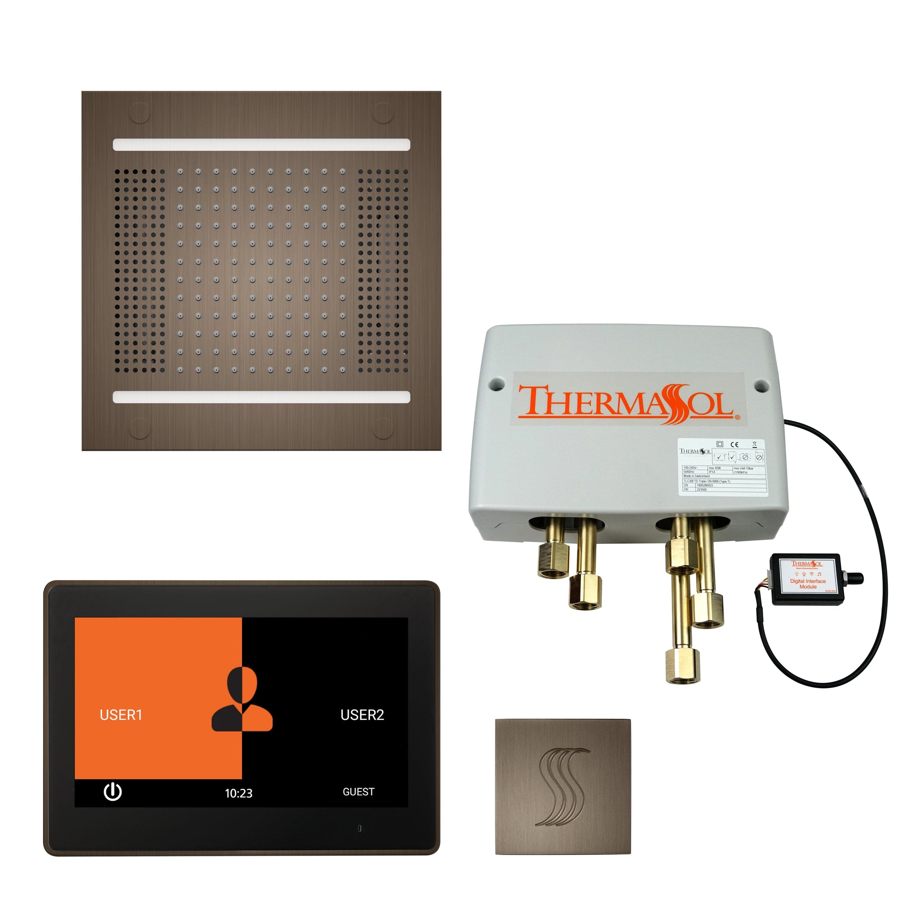 ThermaSol ThermaSol Total Wellness Hydrovive 14 Package with 10" ThermaTouch Square