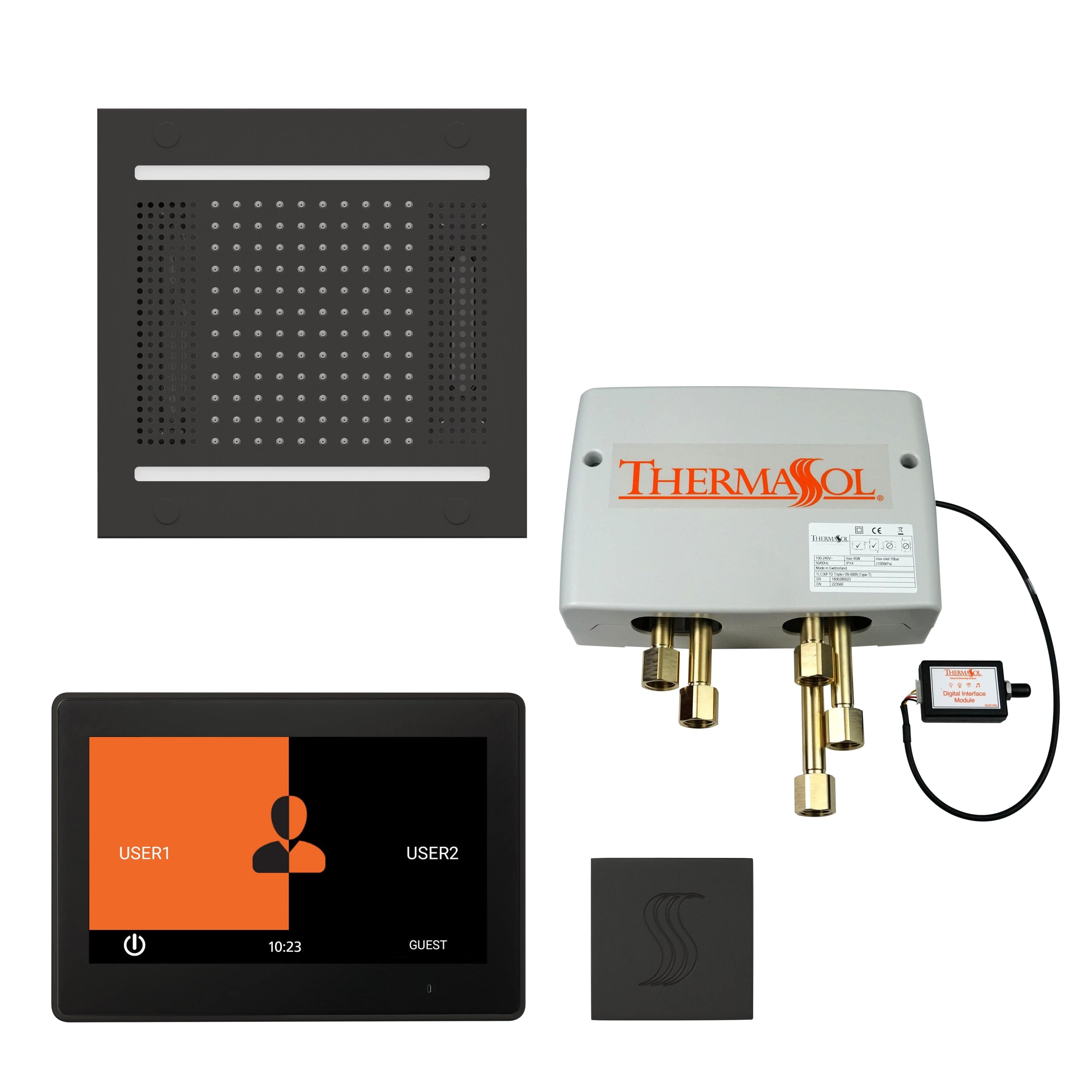 ThermaSol ThermaSol Total Wellness Hydrovive 14 Package with 7" ThermaTouch Square