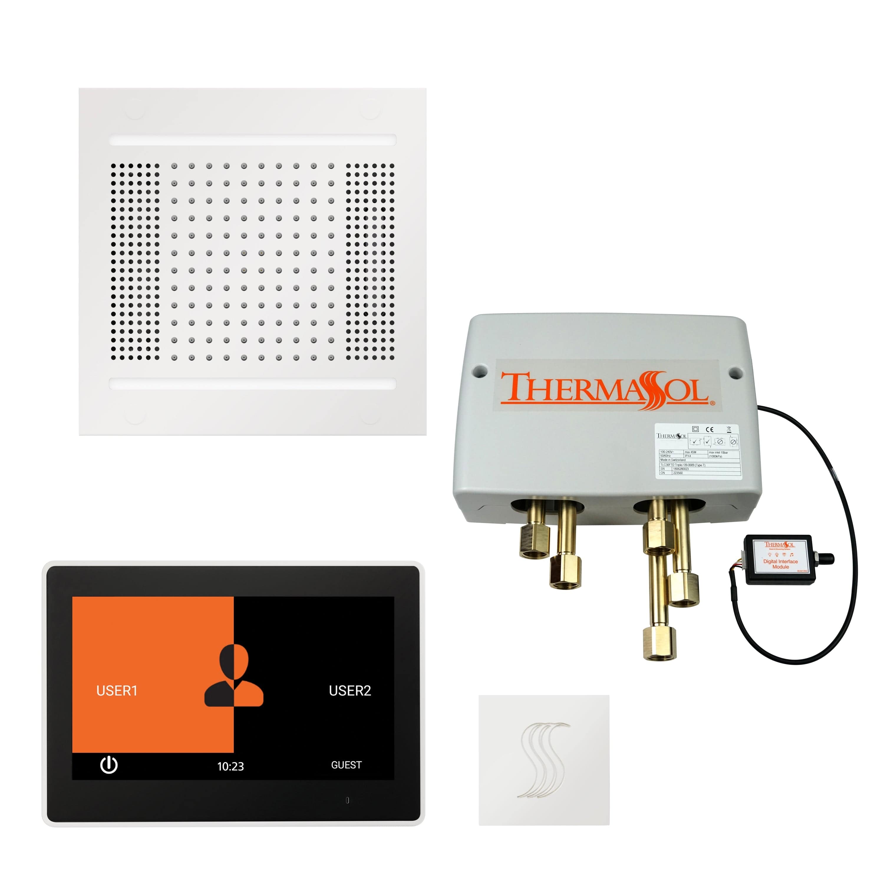 ThermaSol ThermaSol Total Wellness Hydrovive 14 Package with 7" ThermaTouch Square