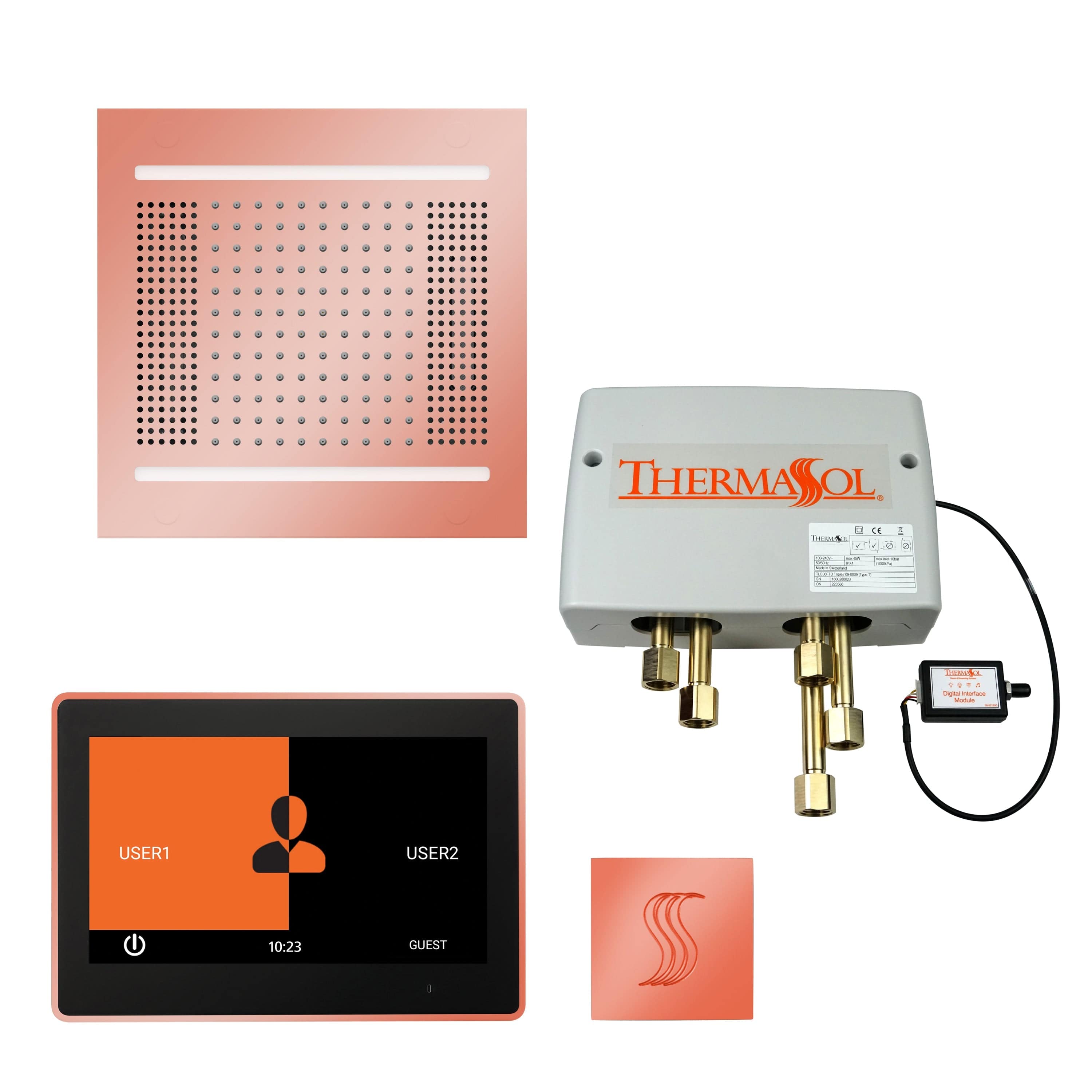 ThermaSol ThermaSol Total Wellness Hydrovive 14 Package with 7" ThermaTouch Square