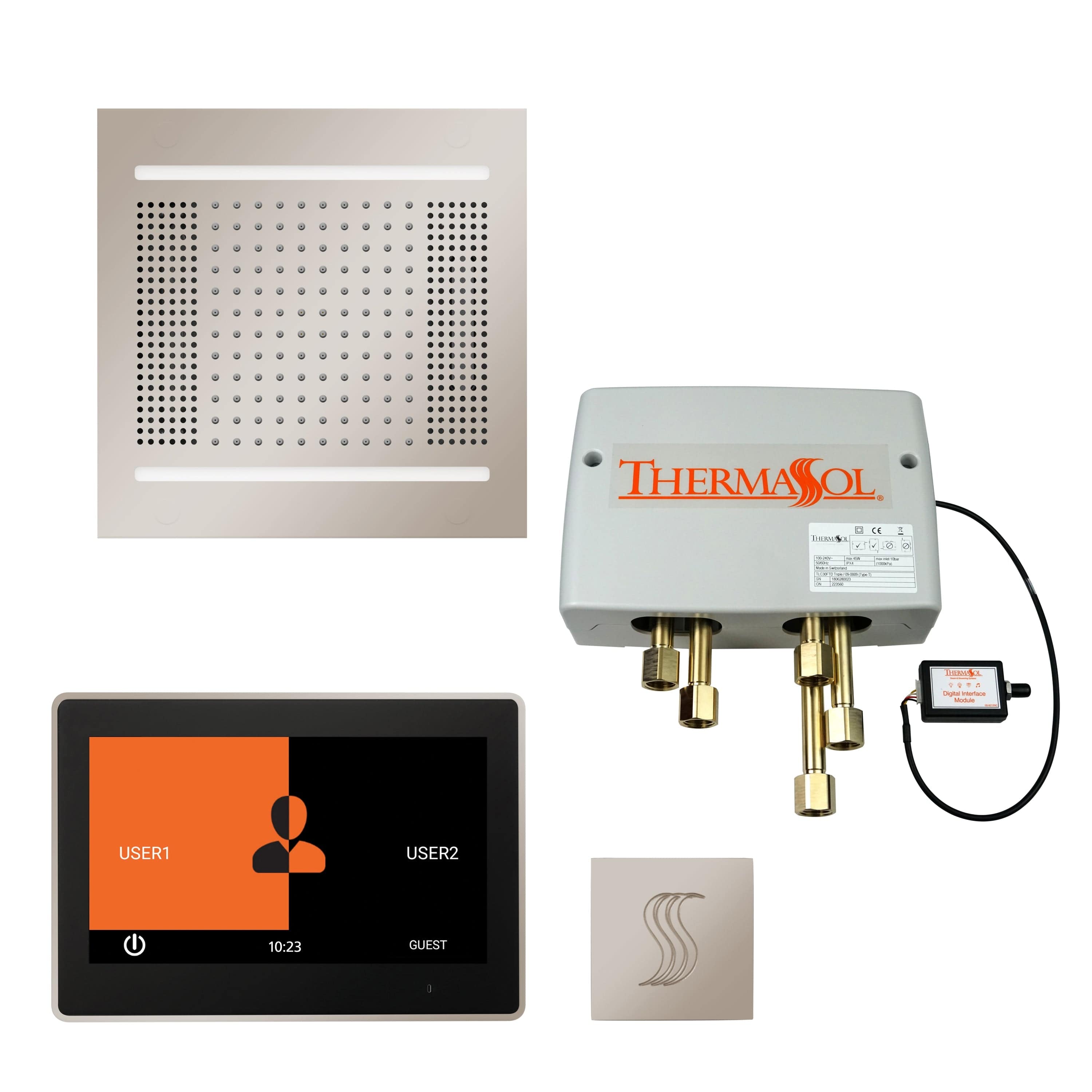 ThermaSol ThermaSol Total Wellness Hydrovive 14 Package with 7" ThermaTouch Square