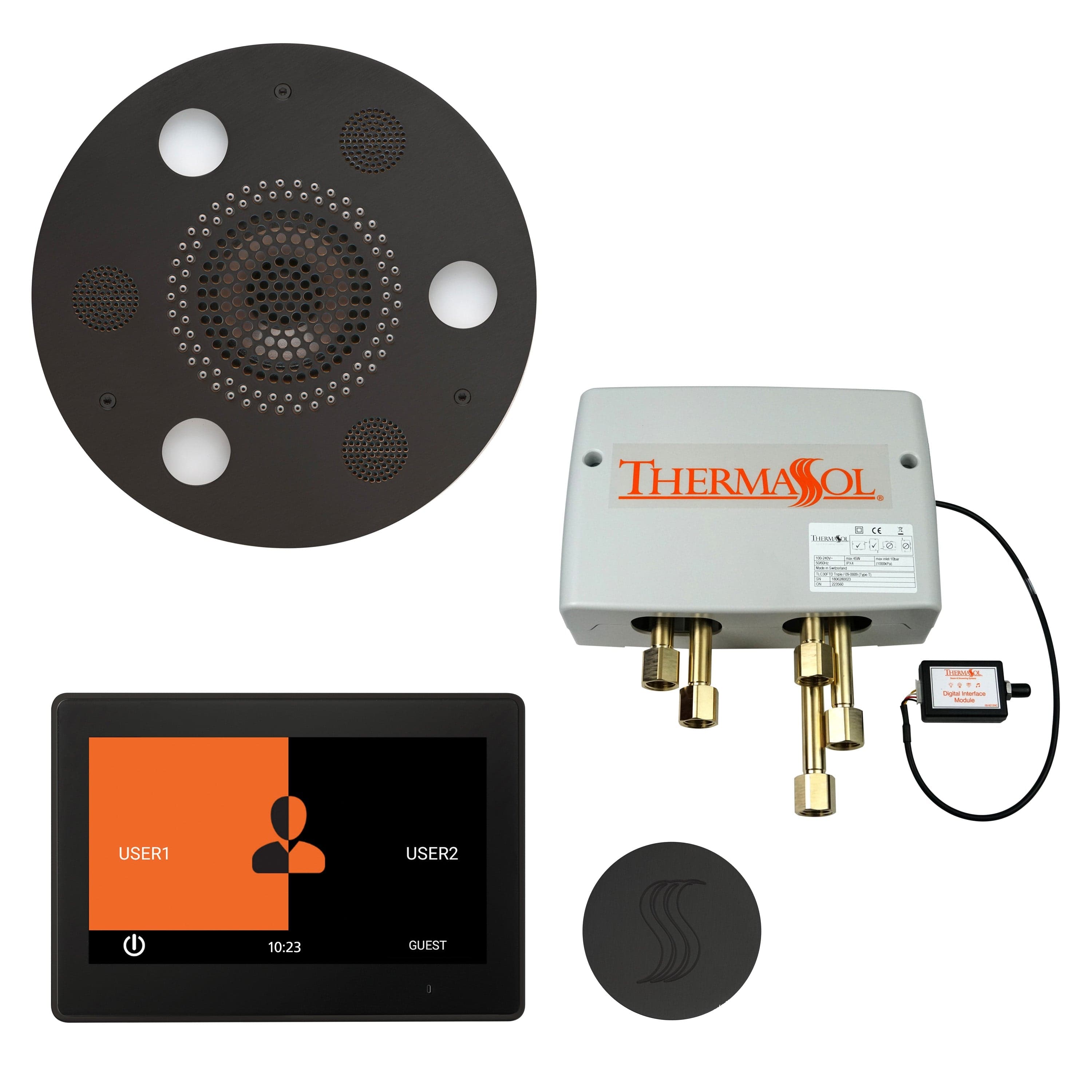 ThermaSol ThermaSol Total Wellness Shower Package with 10" ThermaTouch Round