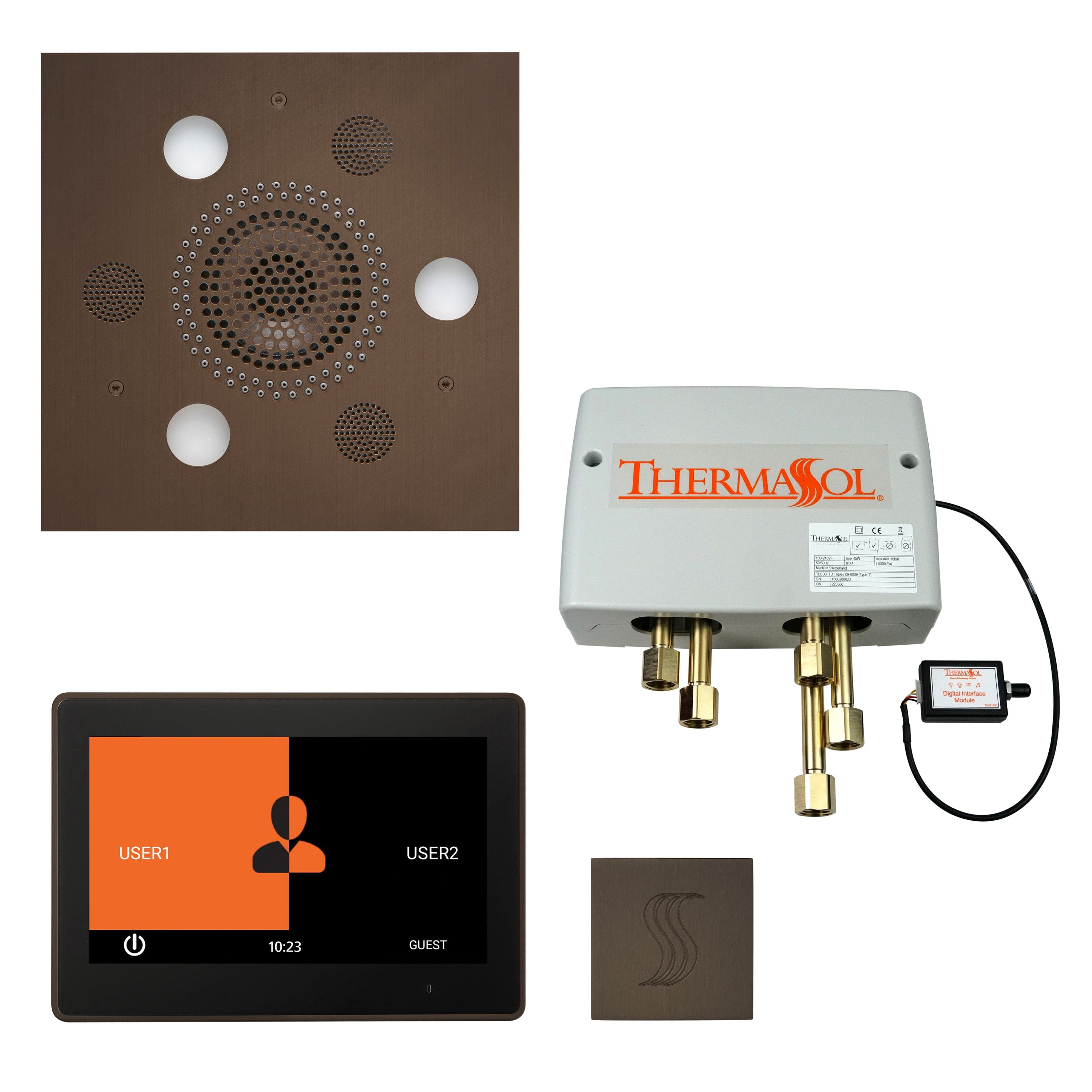 ThermaSol ThermaSol Total Wellness Shower Package with 10" ThermaTouch Square