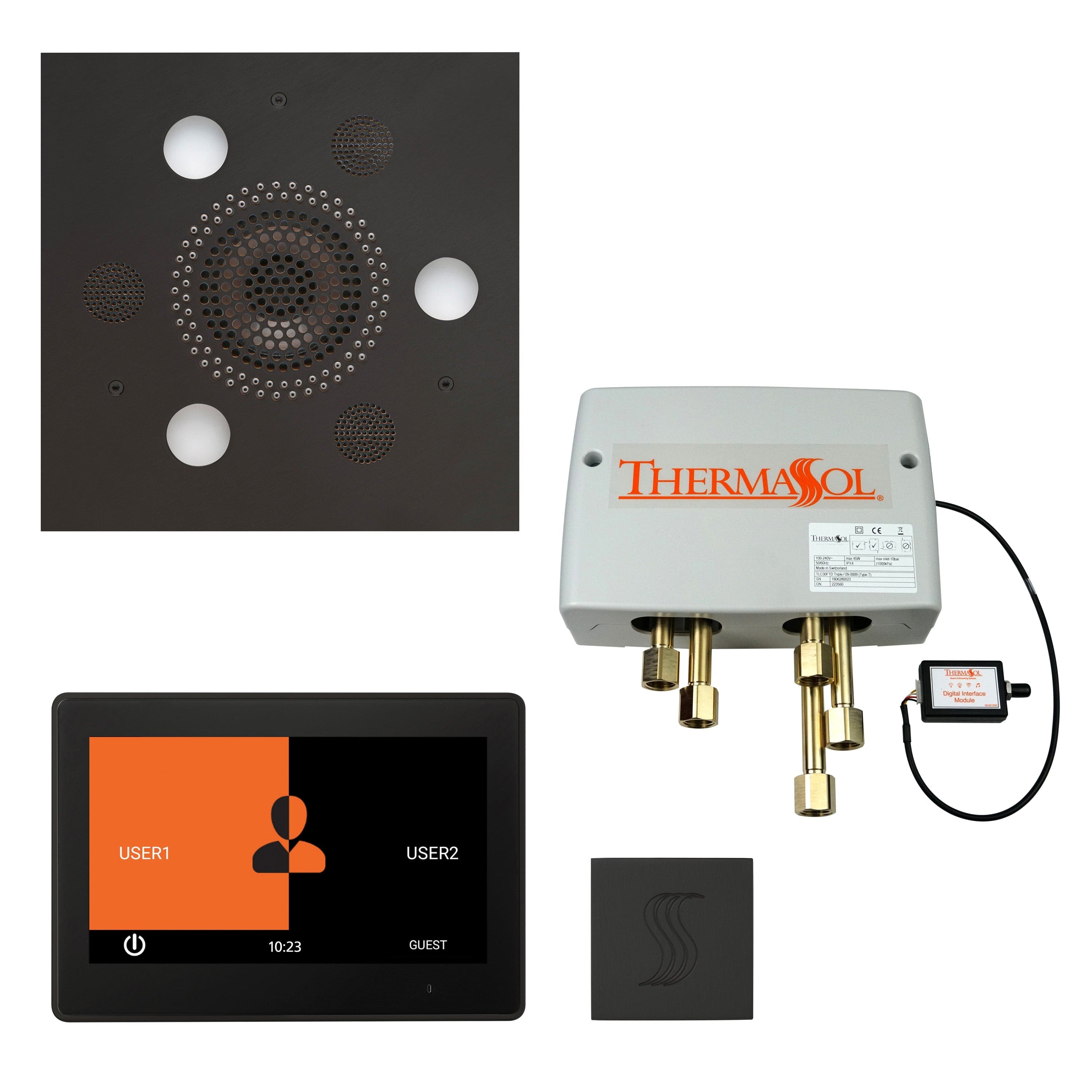ThermaSol ThermaSol Total Wellness Shower Package with 10" ThermaTouch Square