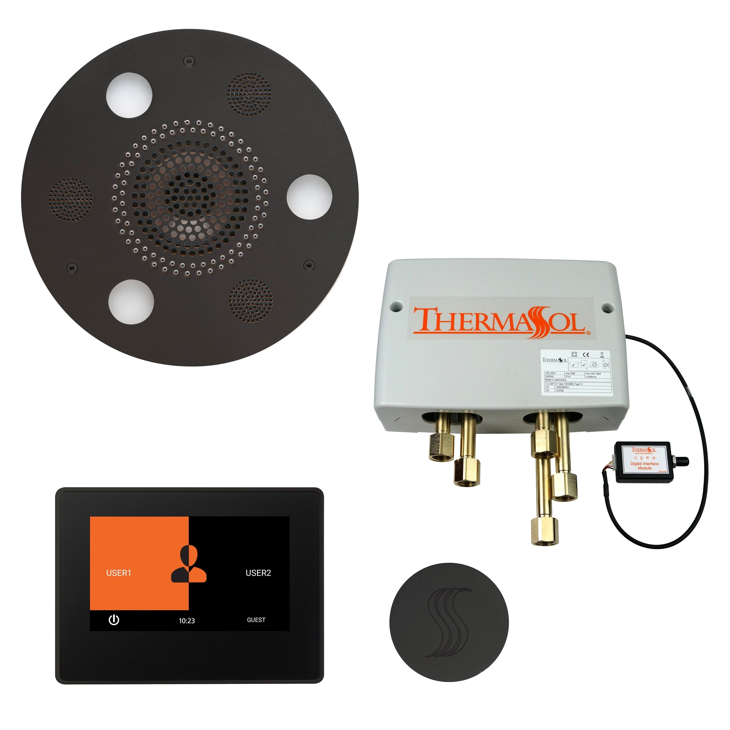 ThermaSol ThermaSol Total Wellness Shower Package with 7" ThermaTouch Round