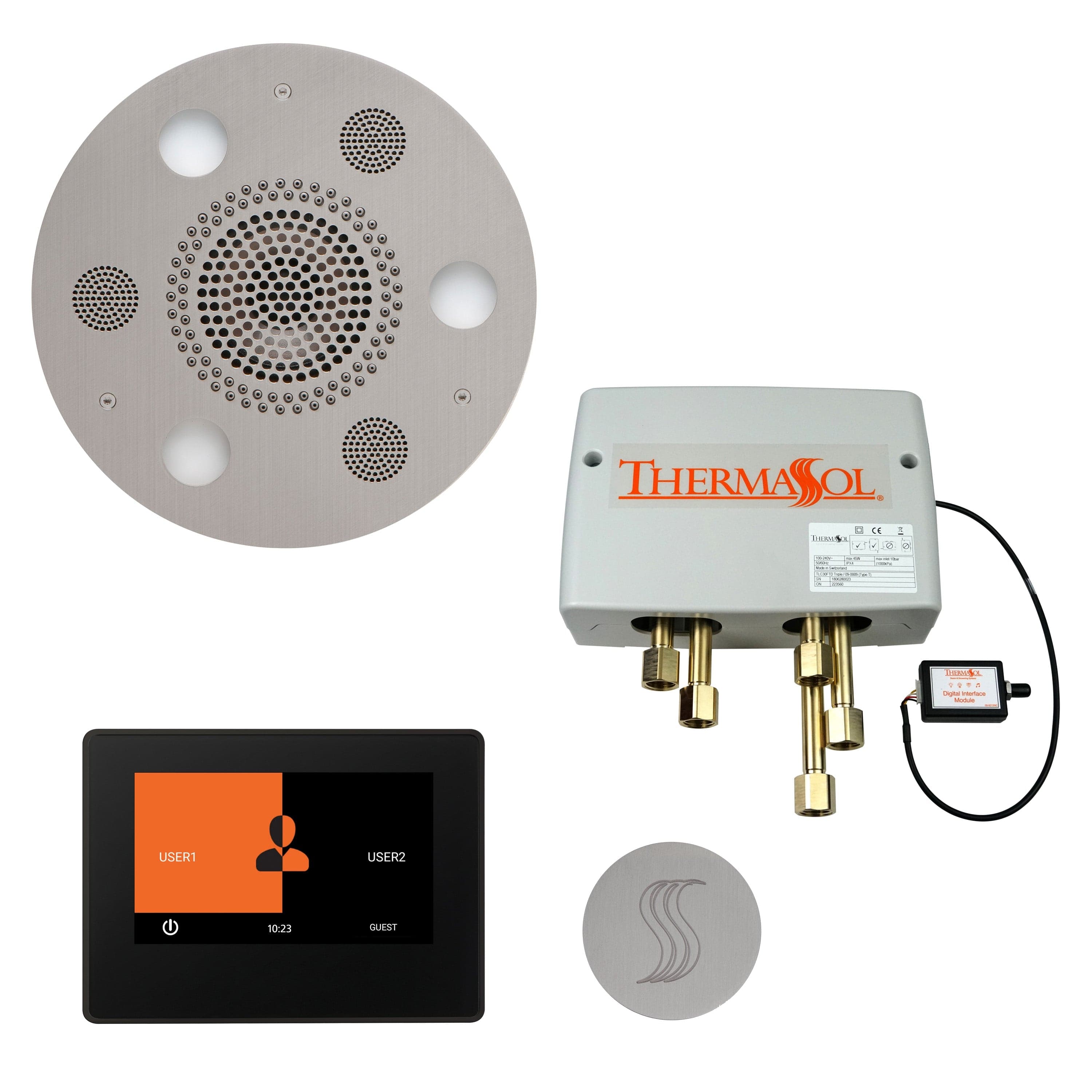 ThermaSol ThermaSol Total Wellness Shower Package with 7" ThermaTouch Round