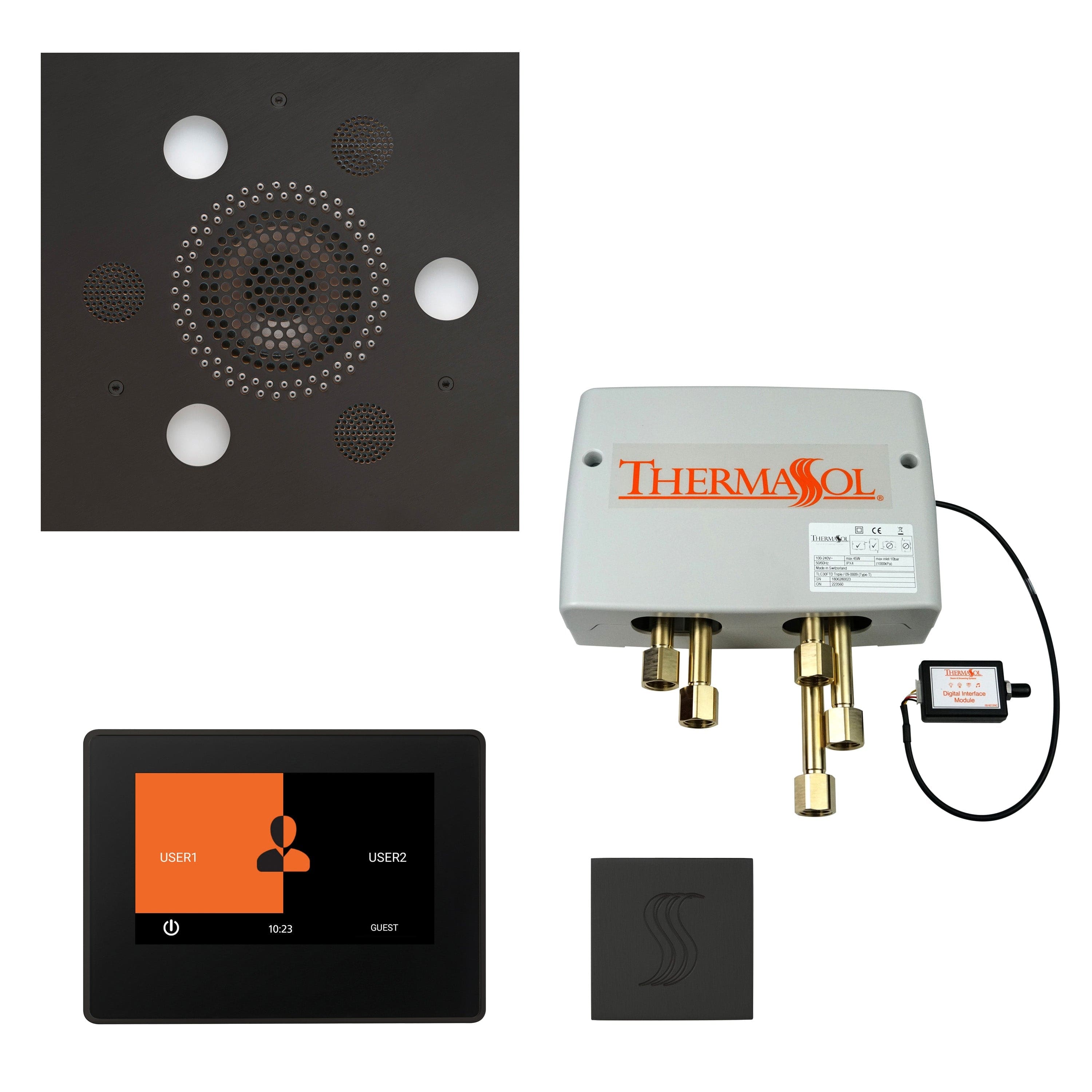 ThermaSol ThermaSol Total Wellness Shower Package with 7" ThermaTouch Square