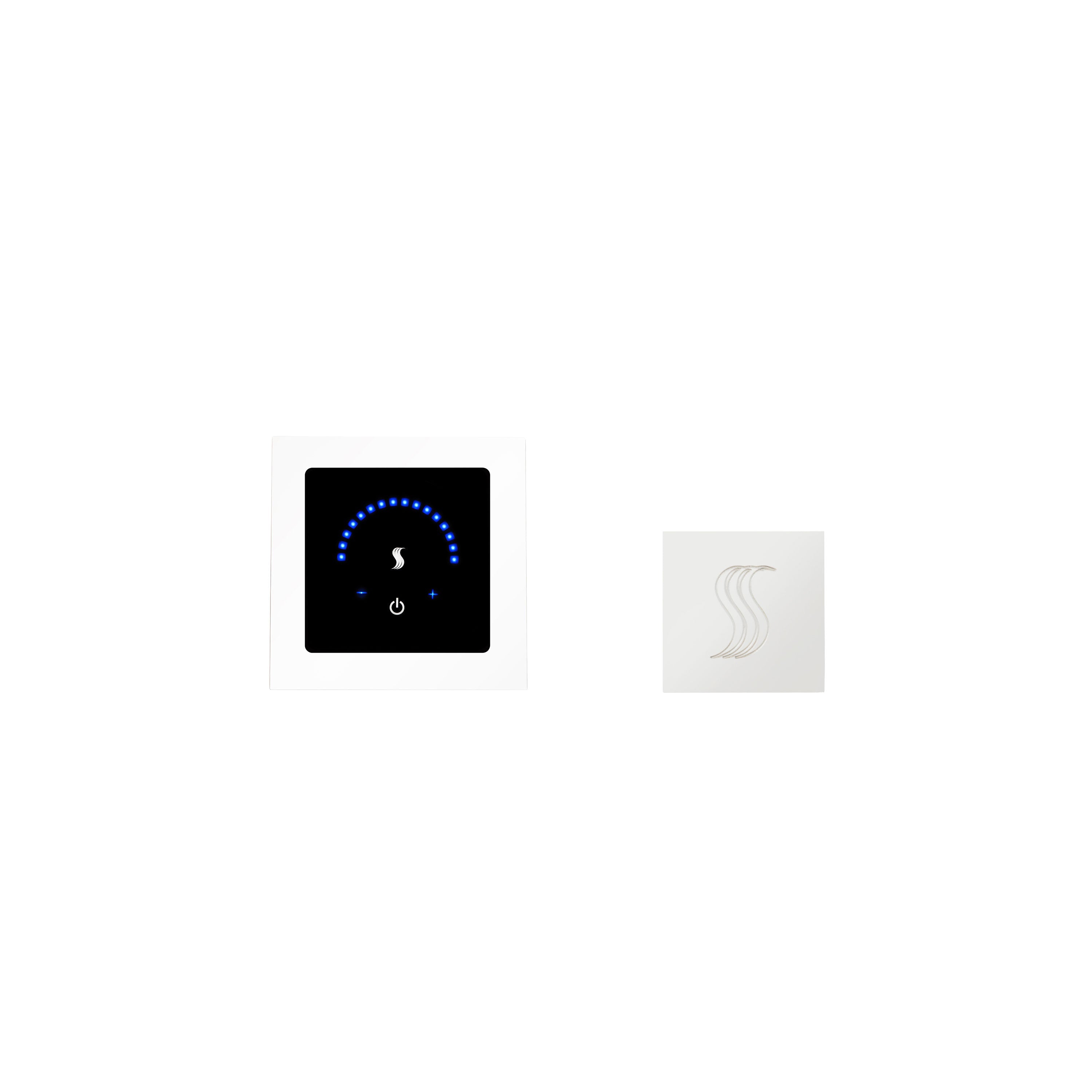ThermaSol White ThermaSol MicroTouch MTMR-SVSQ Steam Control Kit Square