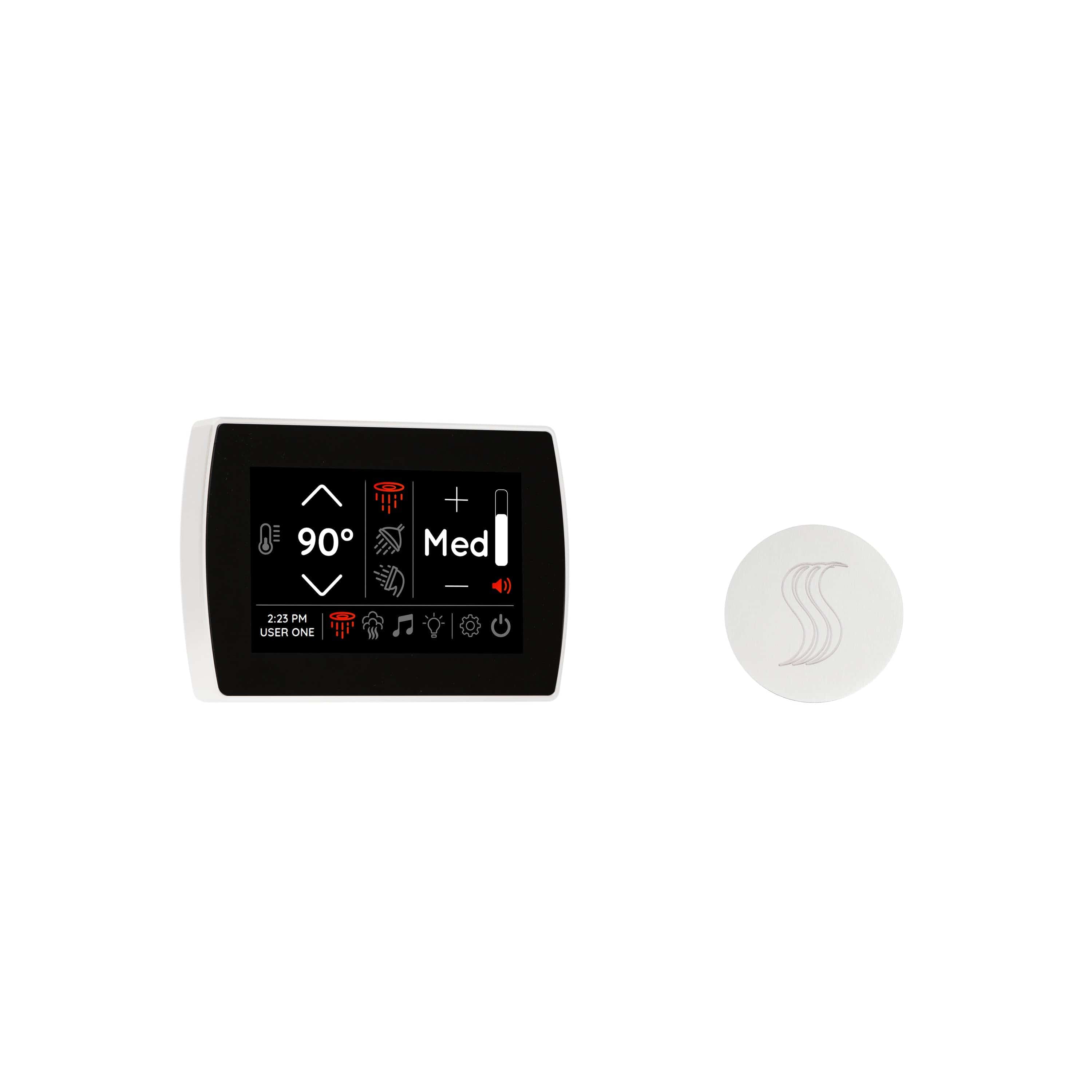 ThermaSol White ThermaSol STCM-SVRD Signatouch Control and Steam Head Kit Round