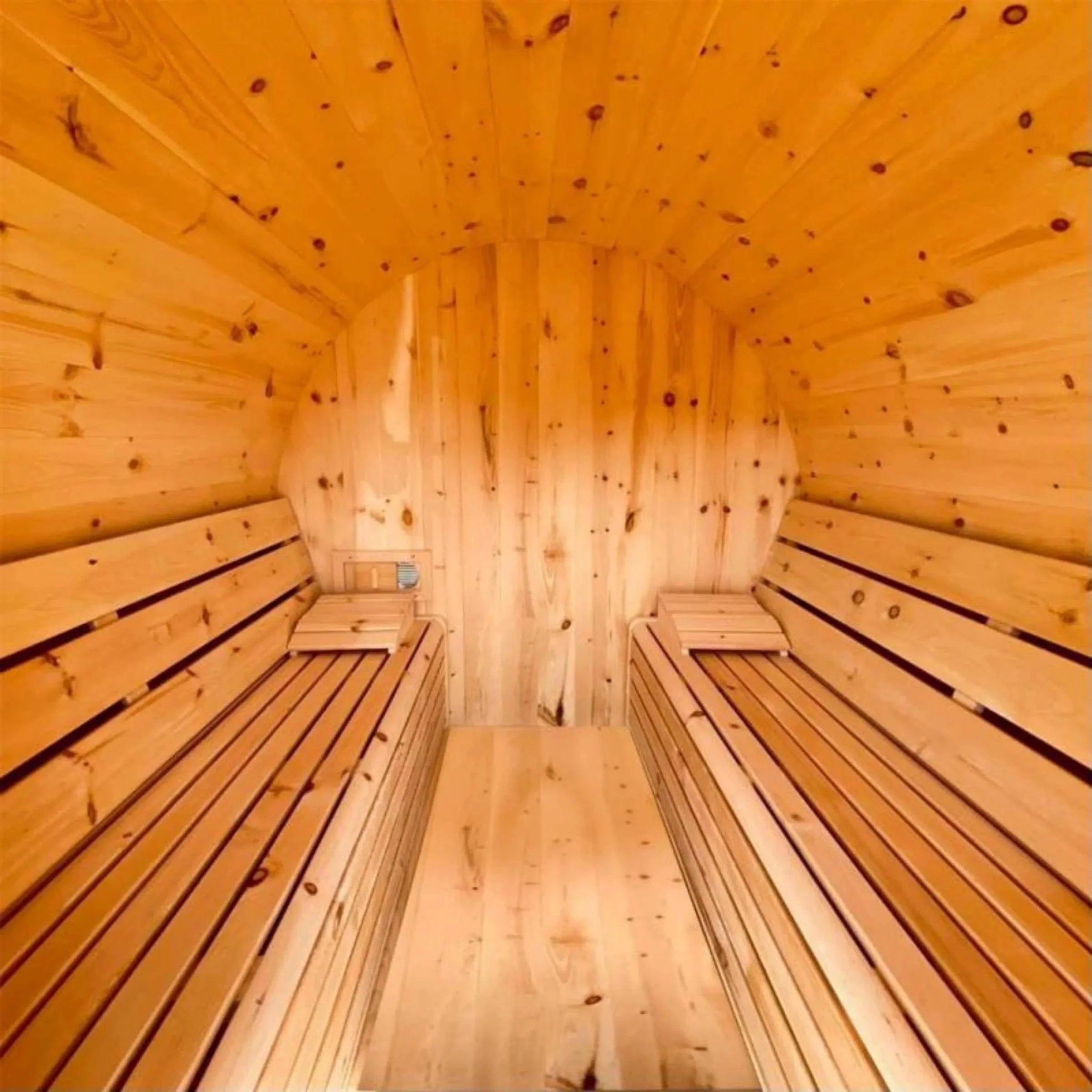 True North Saunas Sauna True North Canadian Made 2-4 Person 6' Long Outdoor Traditional Barrel Sauna