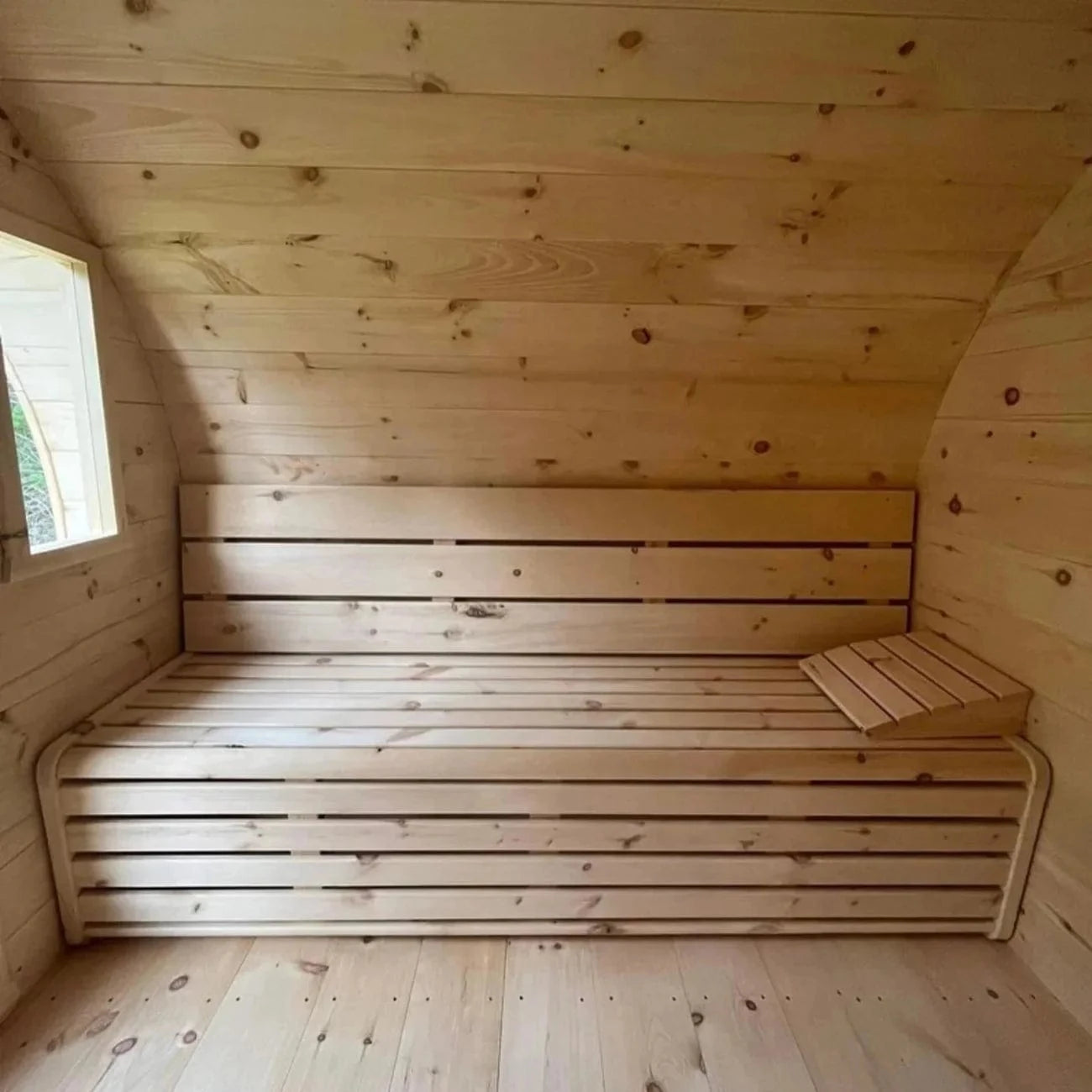 True North Saunas Sauna True North Canadian Made 4-6 Person 8' Long Outdoor Traditional Barrel Sauna