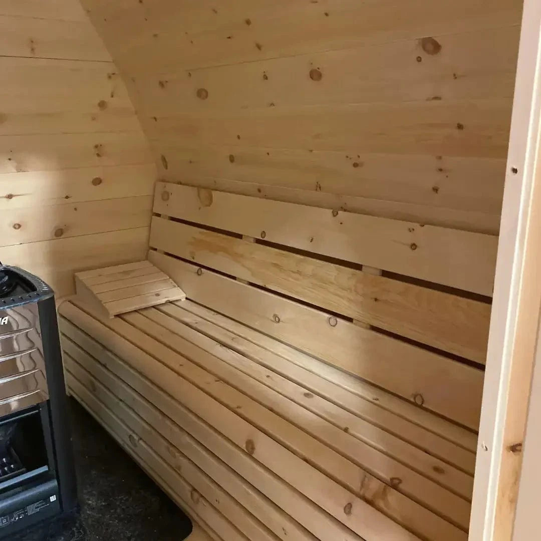 True North Saunas Sauna True North Canadian Made 4-8 Person Outdoor Traditional Tiny Pod Sauna