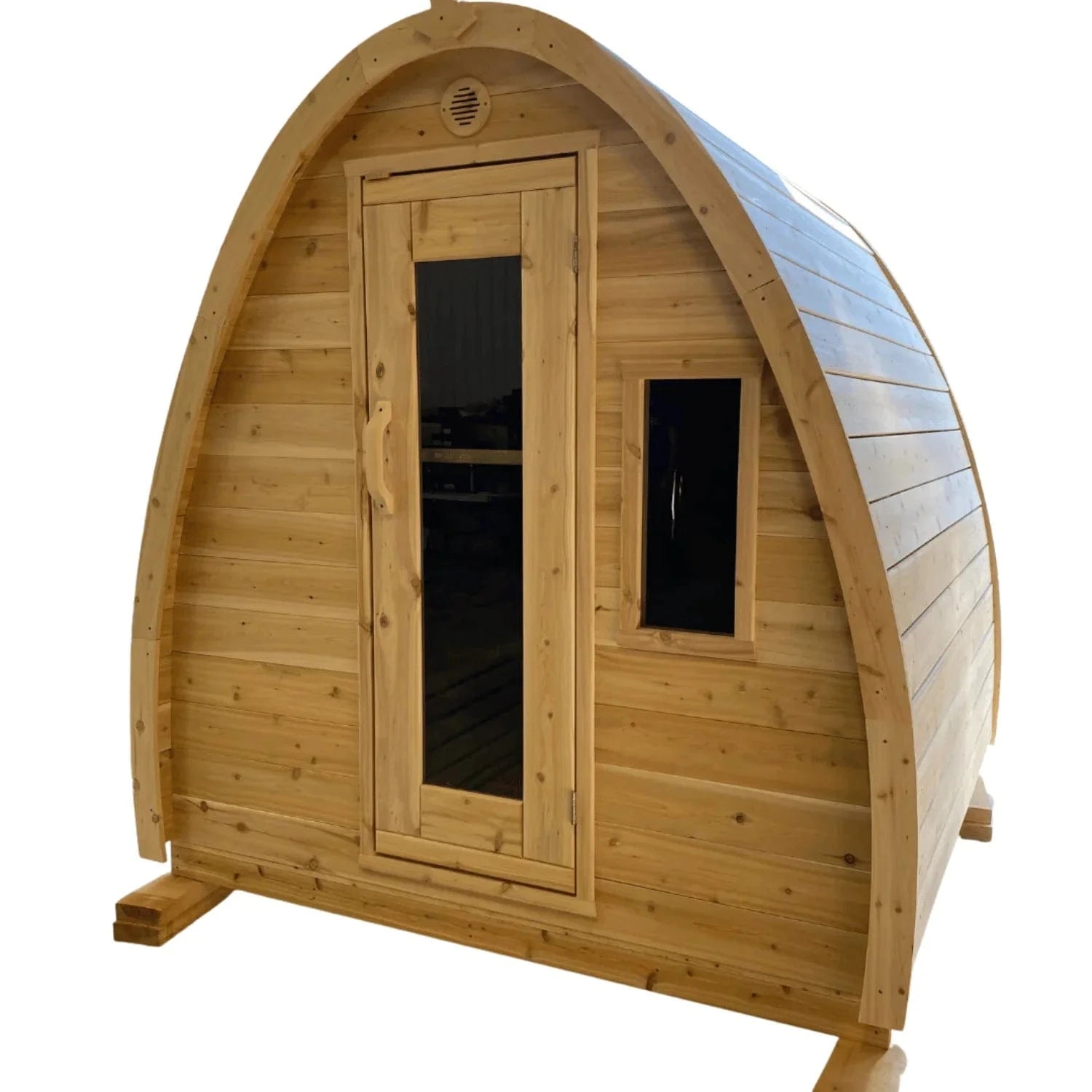 True North Saunas Sauna True North Canadian Made 4-8 Person Outdoor Traditional Tiny Pod Sauna