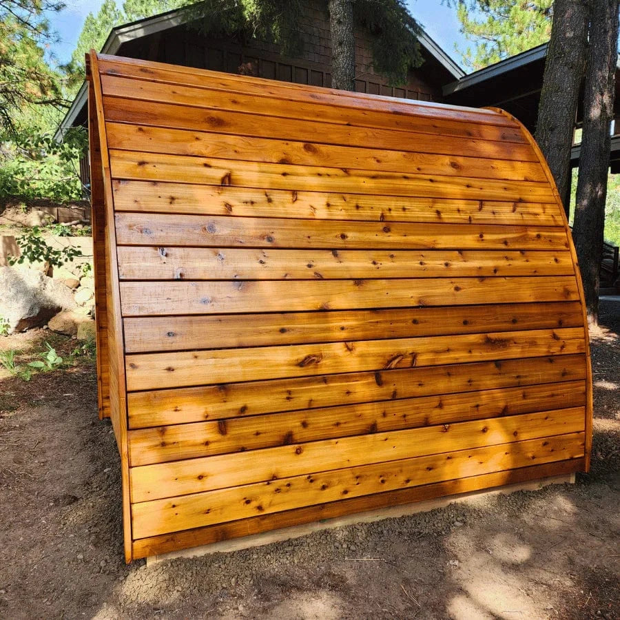True North Saunas Sauna True North Canadian Made 4-8 Person Outdoor Traditional Tiny Pod Sauna