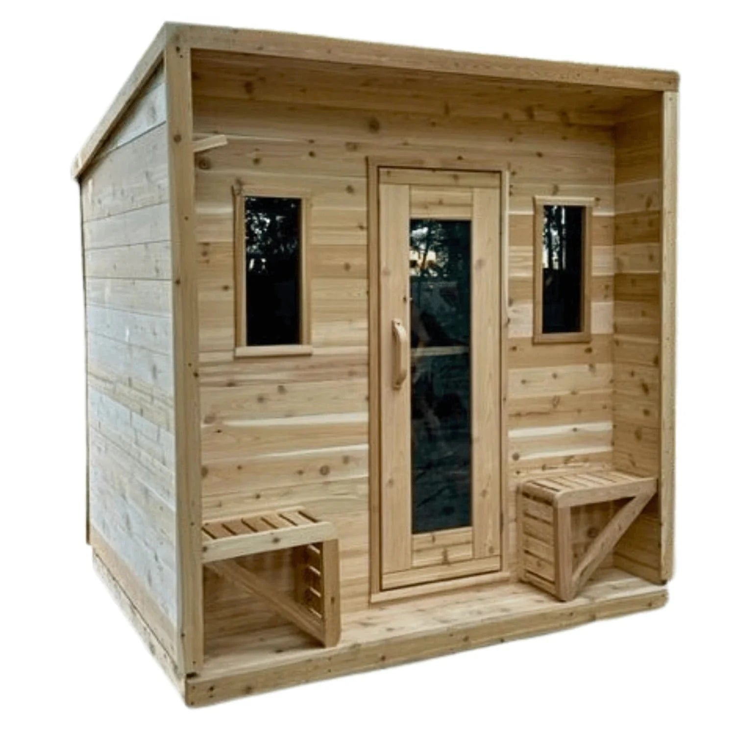 True North Saunas Sauna True North Canadian Made 5 Person Outdoor Traditional Cabin Sauna