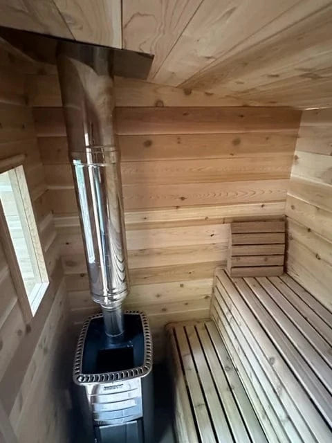 True North Saunas Sauna True North Canadian Made 5 Person Outdoor Traditional Cabin Sauna