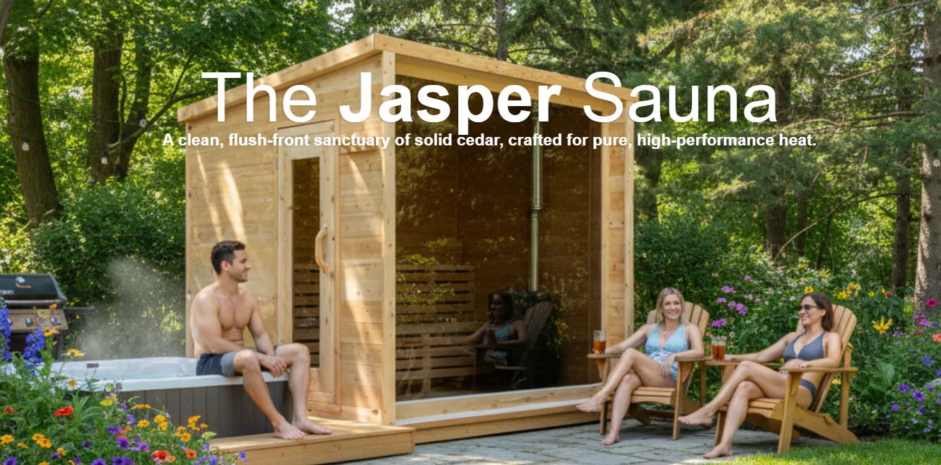 True North Saunas Sauna True North Jasper Cabin Outdoor Sauna
