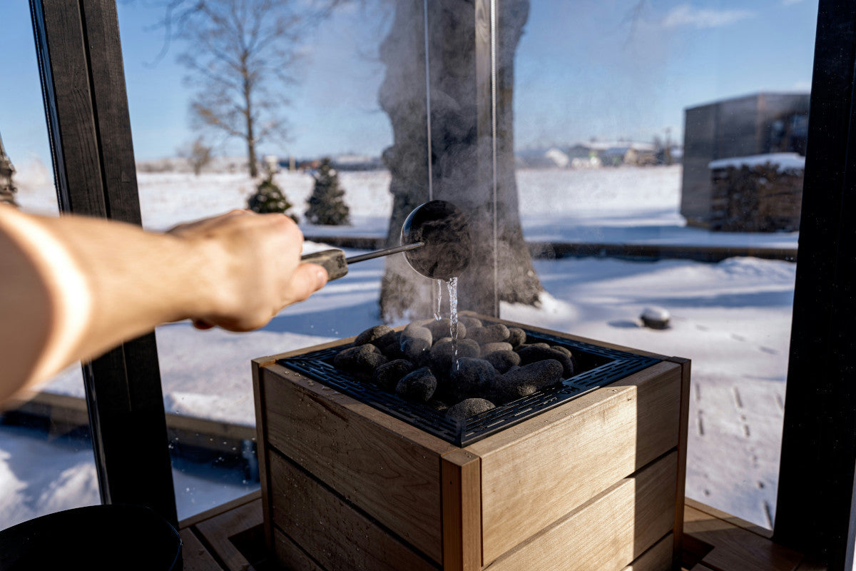 indoor vs outdoor sauna