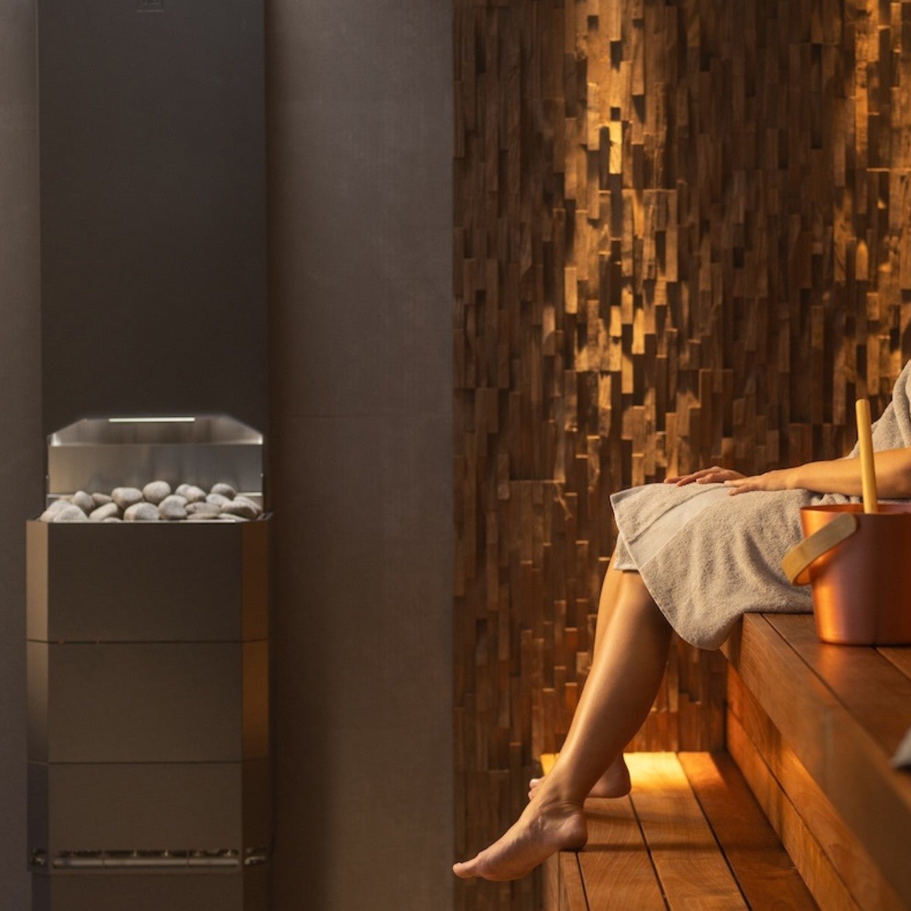 Saunum AIR 7 WiFi Sauna Heater Package