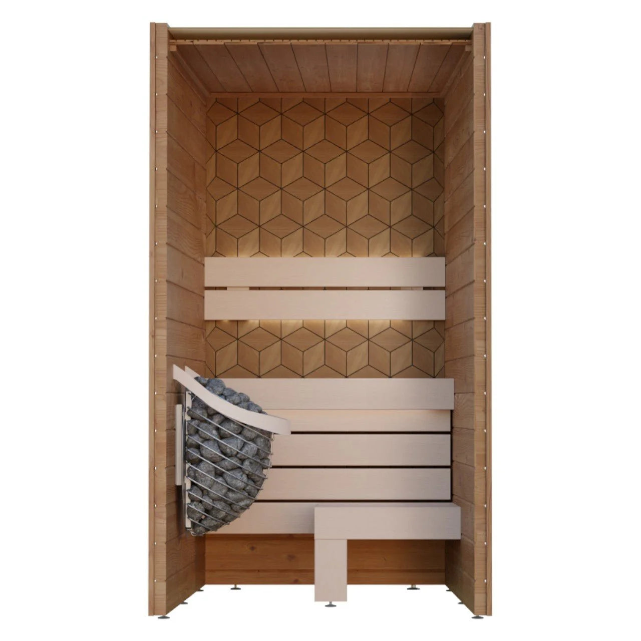 Leil Como 1-120 1 Person Indoor Sauna Kit