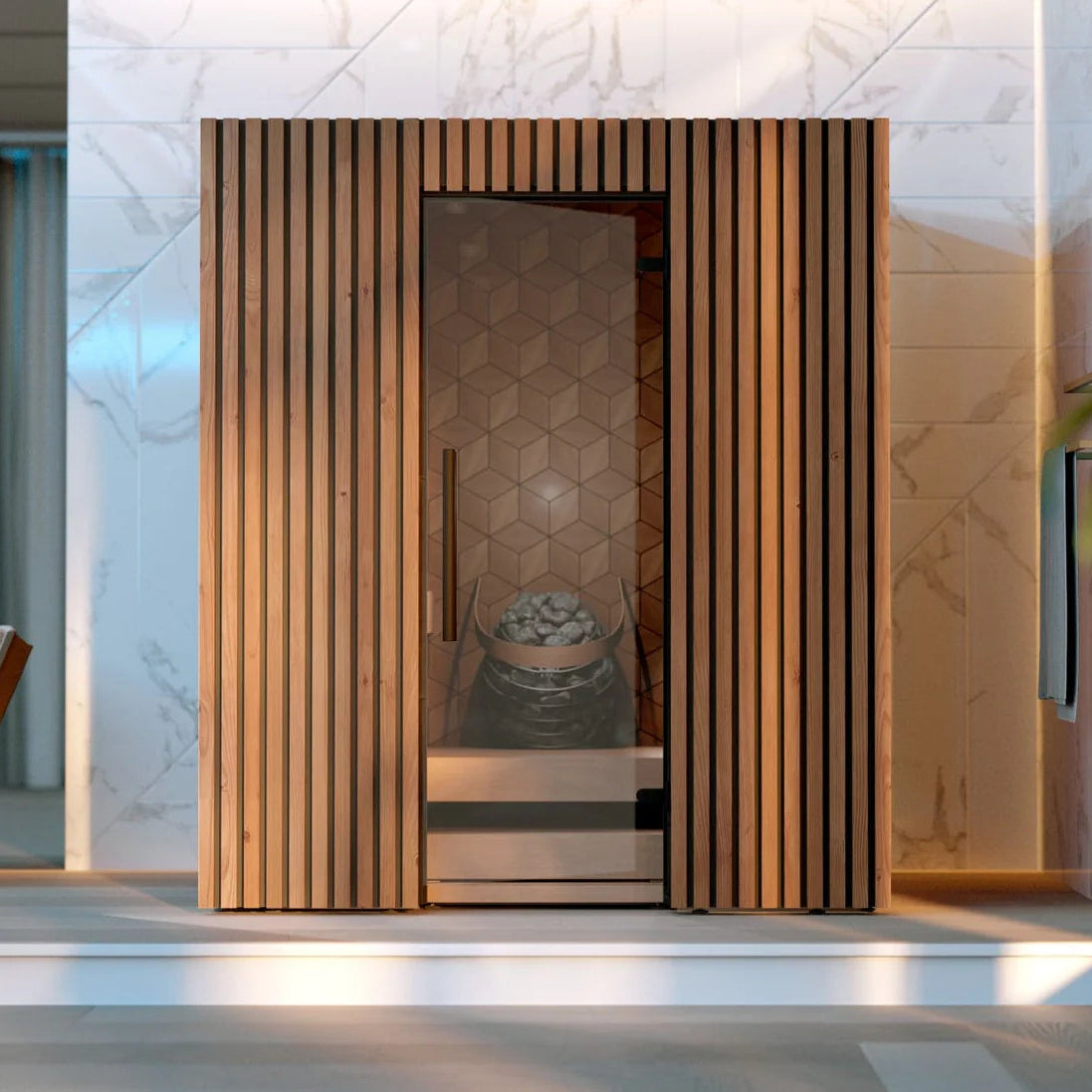 Leil Como 4-180 4 Person Indoor Sauna Kit