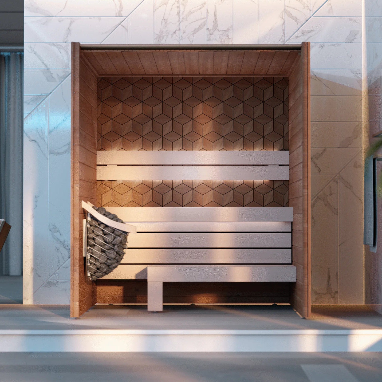 Leil Como 3-180 3 Person Indoor Sauna Kit