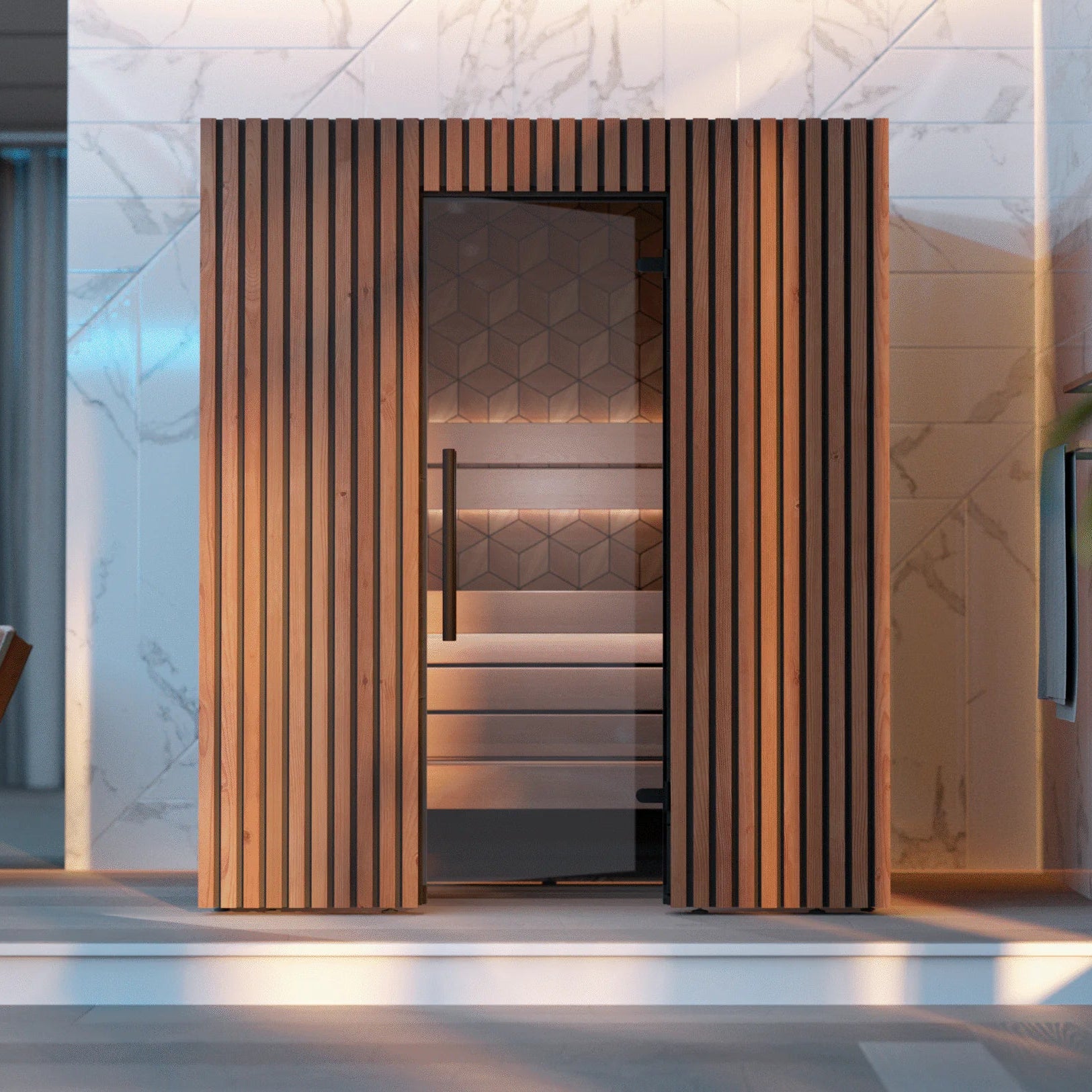 Leil Como 3-180 3 Person Indoor Sauna Kit