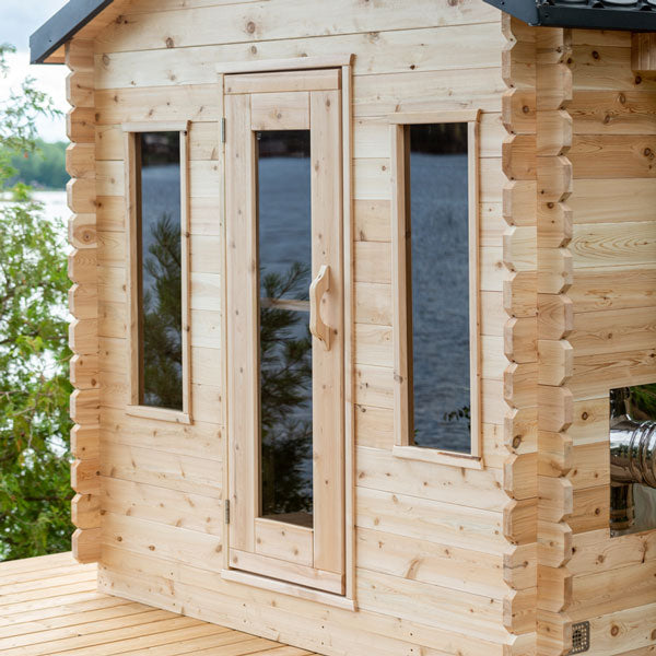 Dundalk CT Georgian 6 Person Outdoor Sauna CTC88W