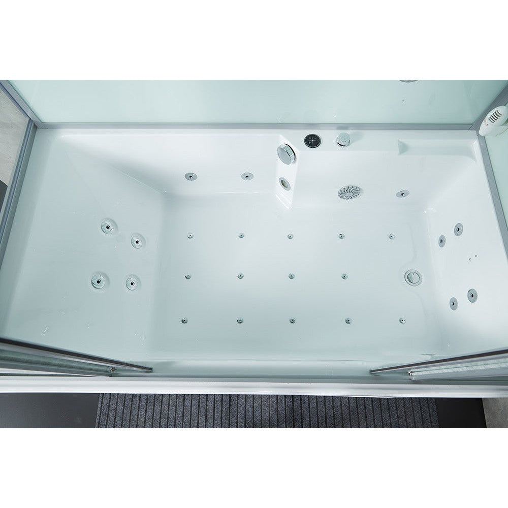 Maya Bath Catania Platinum 2-Person Freestanding Steam Shower